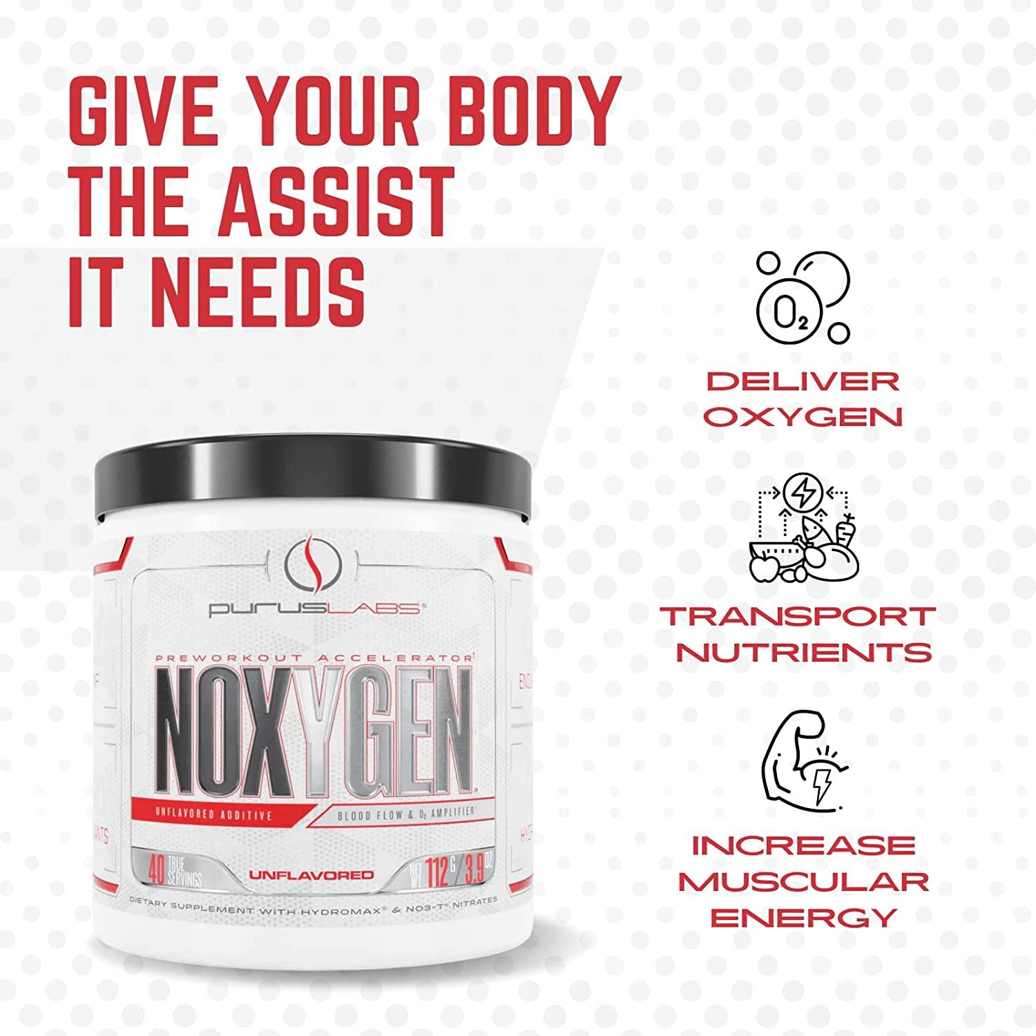 Purus Labs NOXygen Powder PreWorkout Accelerator Nitric Oxide