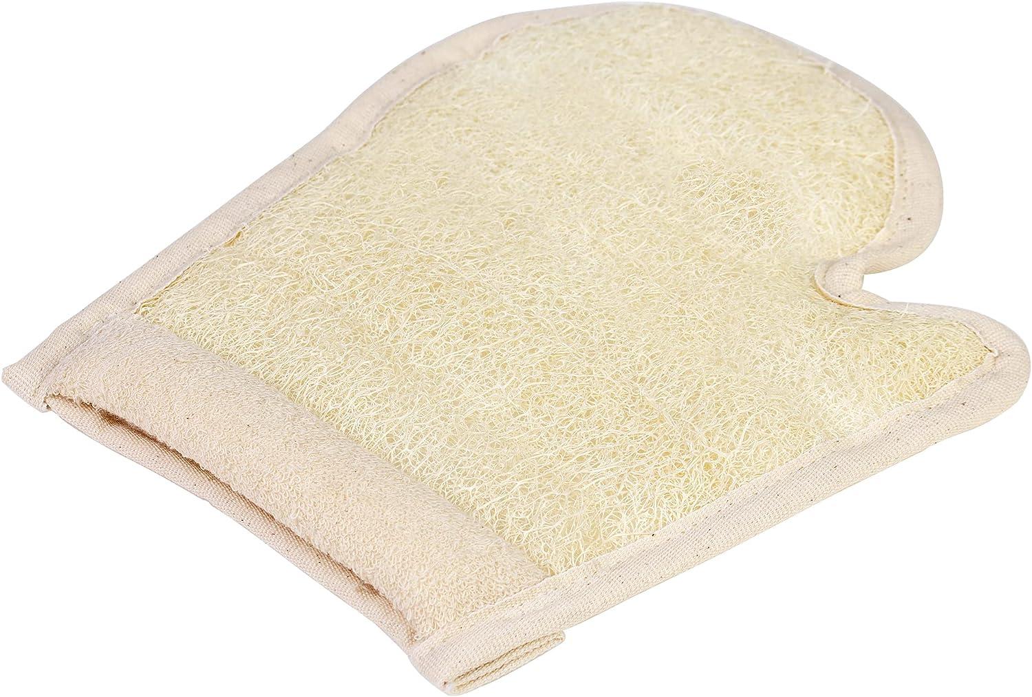 Lionesse Premium Exfoliating Loofah Glove Pad Natural Turkish Shower