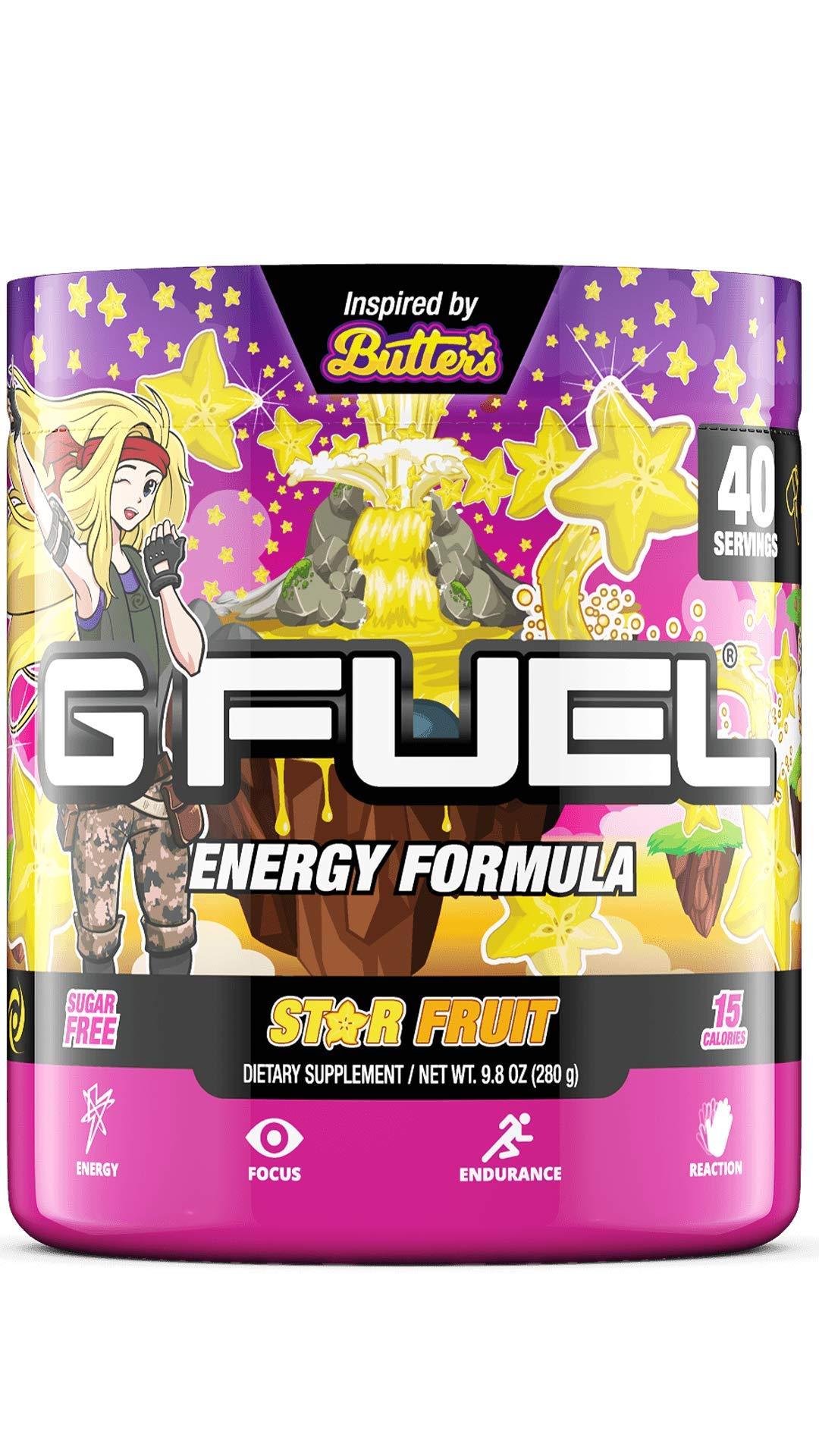 G Fuel Butter's Star Fruit (40 Servings) Elite Energy and Endurance