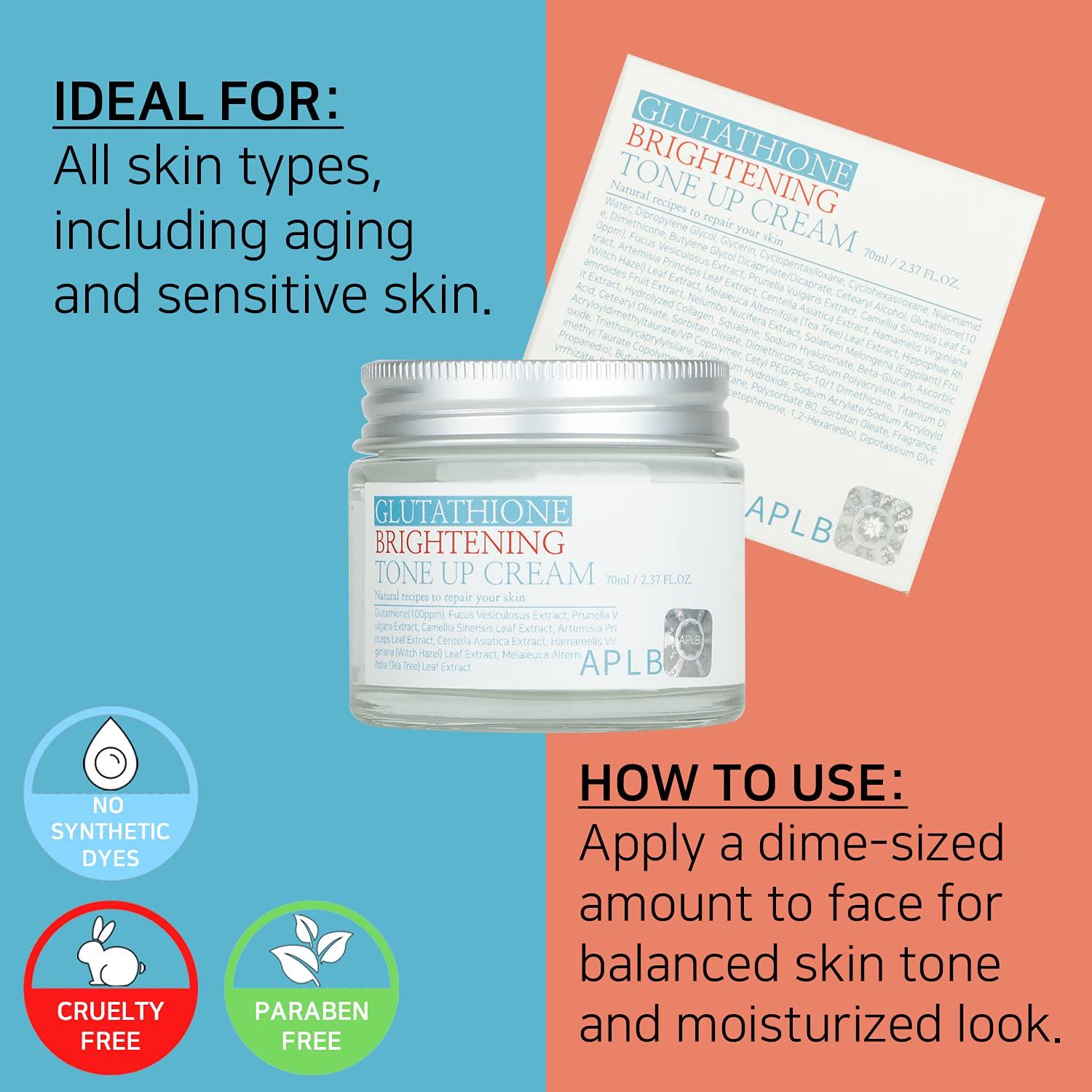 glutathione brightening tone up cream Amazon.com: celimax Derma Nature Glutathione 9 Hour Long Lasting Tone Up  Cream main image 1