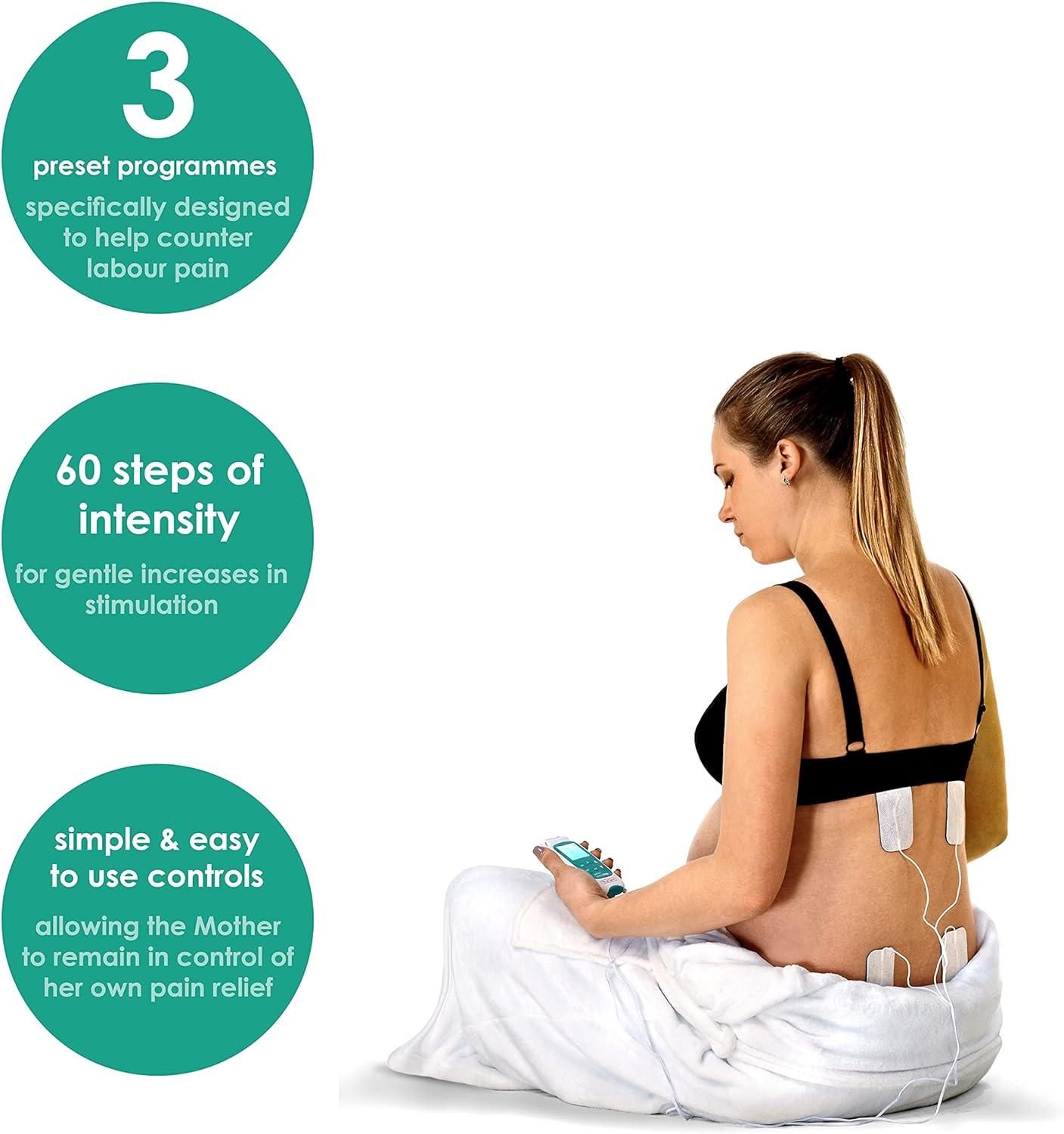 TensCare Perfect mama TENS Natural Pain Relief Unit using Clinically