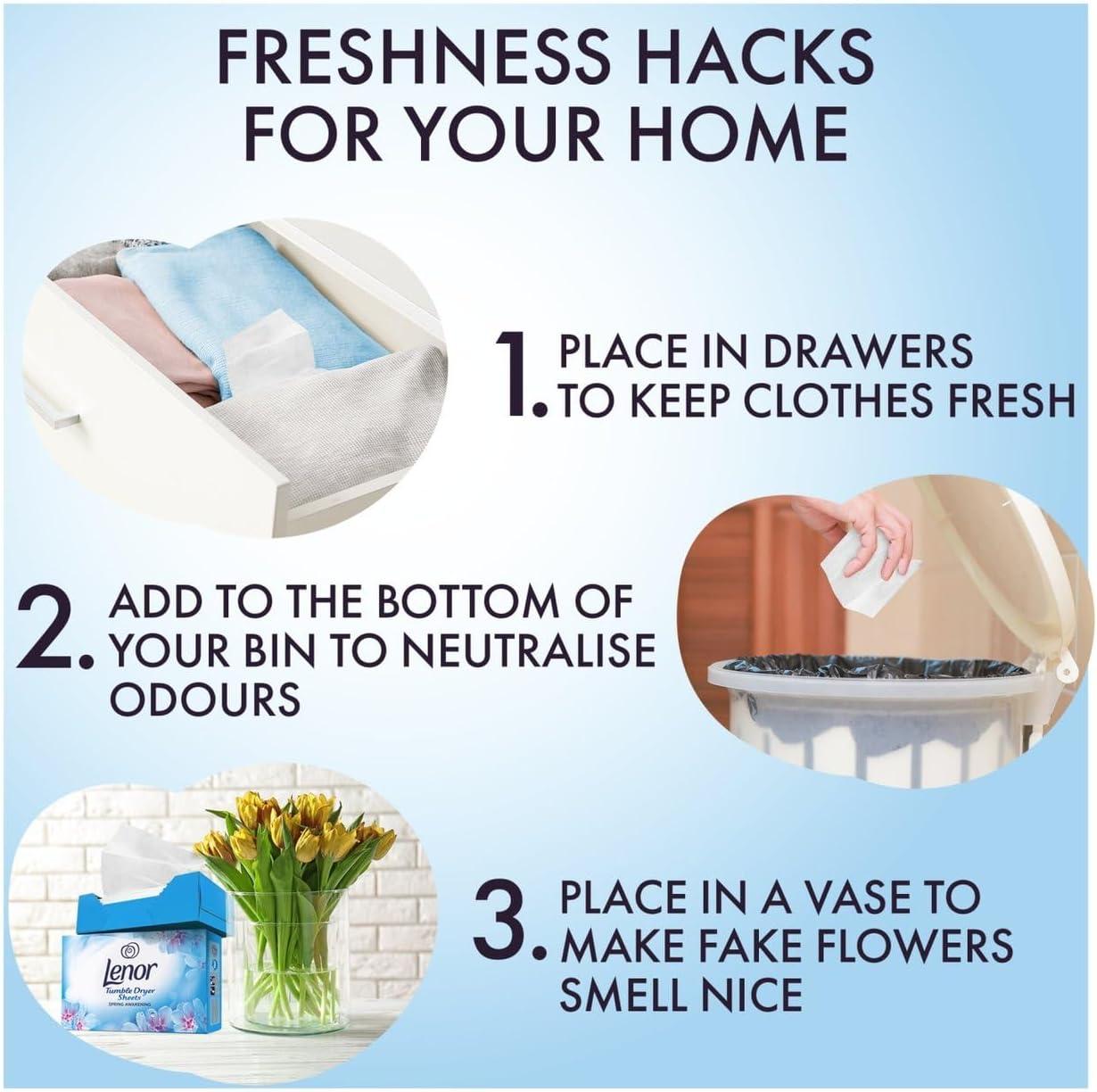 Lenor Tumble Dryer Sheets (Summer Breeze) - Pack Of 34 - View #5