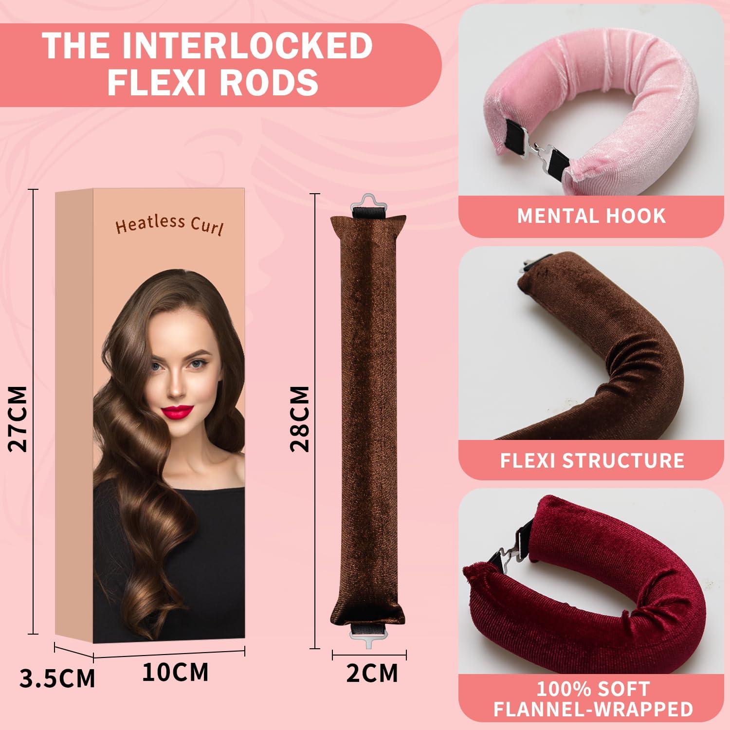 Without Heat Curls Long Curlers Petmoko Heatless Curling Rod