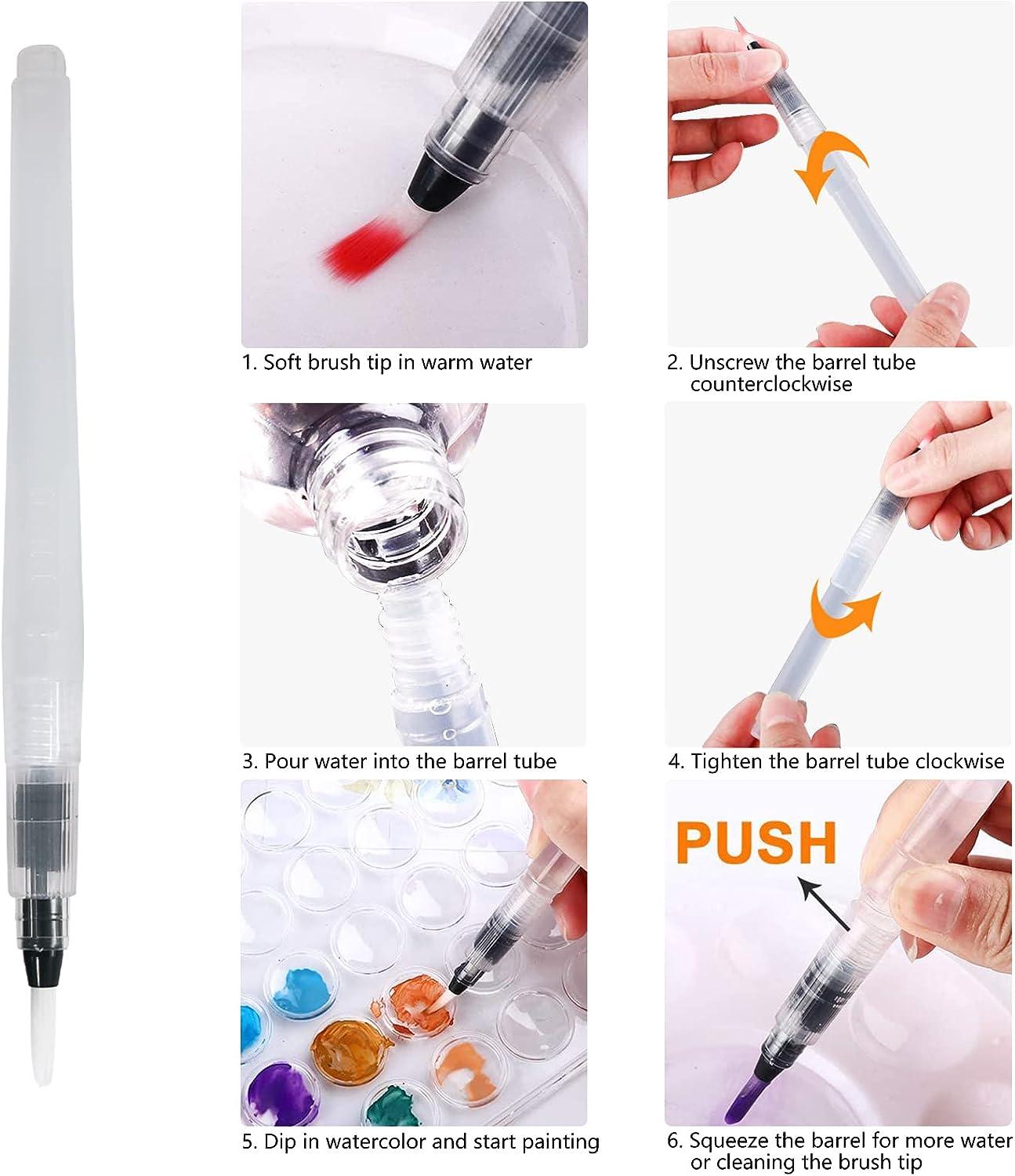 Real Brush Pens® - Set of 48  Brush pen, Art painting, Watercolor art