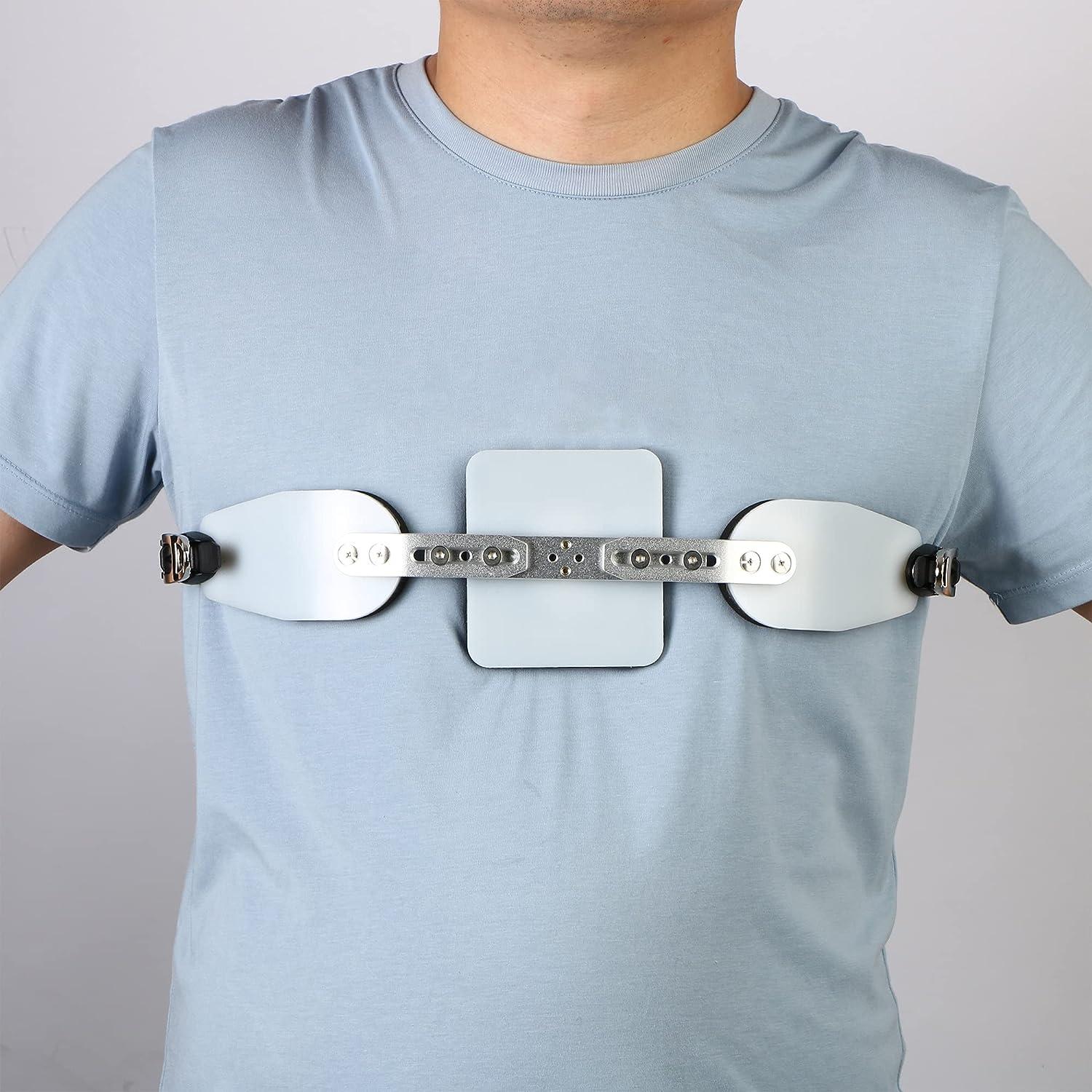 Tairibousy Pectus Carinatum Orthosis Brace Adjustable Pigeon Chest Orthosis Support Ribs Valgus