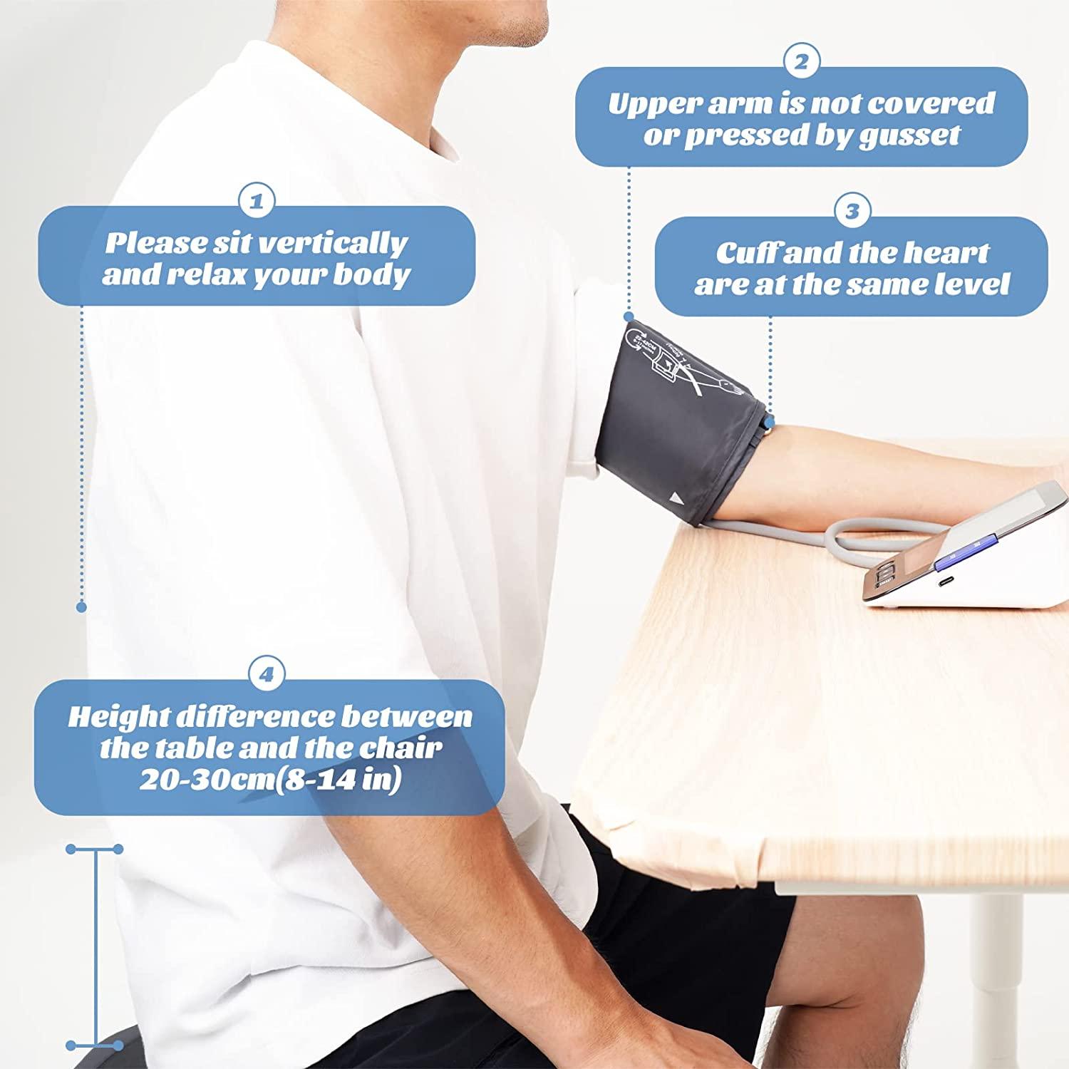 Blood Pressure Monitor Upper Arm Large Cuff ，Automatic Digital Blood