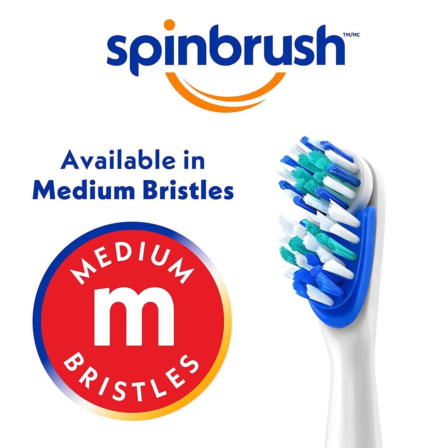 Spinbrush PRO+ Deep Clean REFILLs Spinbrush Battery Powered Toothbrush