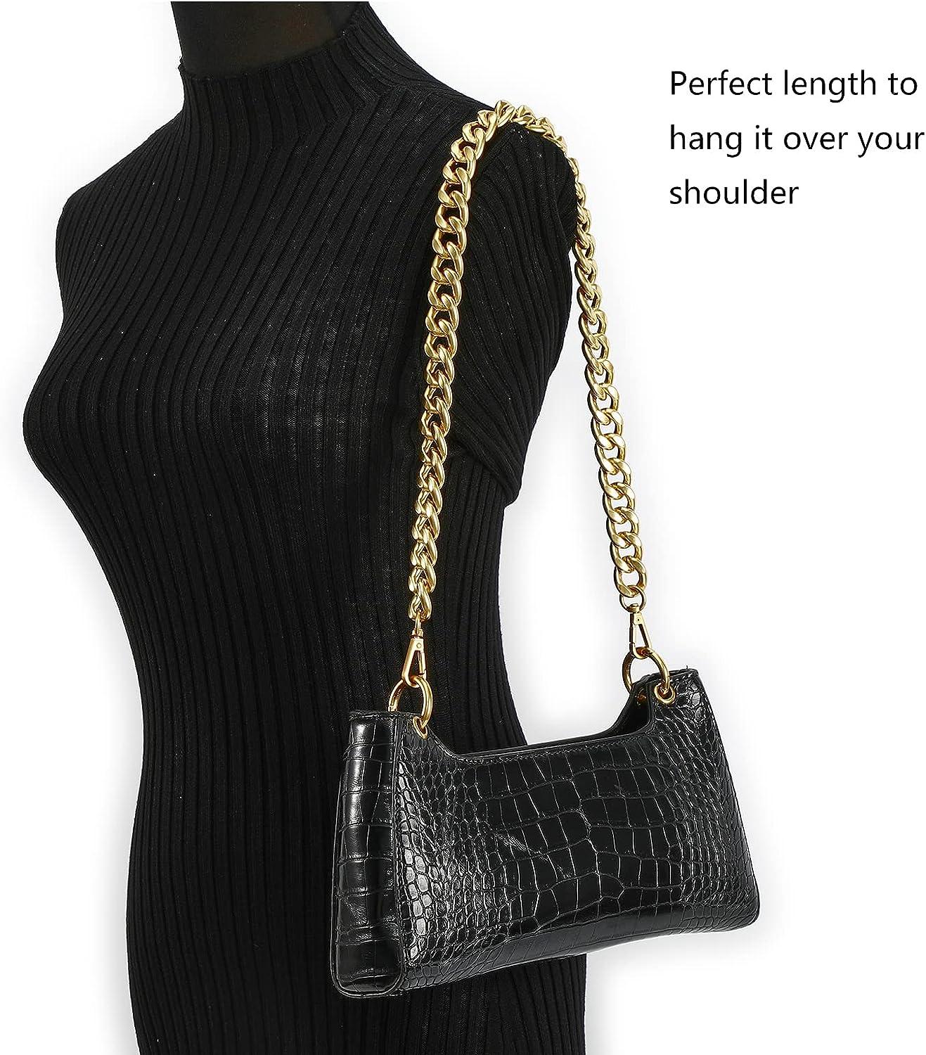 Metal Purse Chain Strap Handle for Shoulder Crossbody Bag Handbag  Replacement