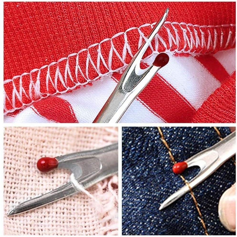WEISHA Thread Remover 1/6PCS Stitch Unpickers Seam Remover Set Sewing  Crafting and Removing Embroidery Hems and Seams DIY Cross-Stitch Accessories (1Pc)