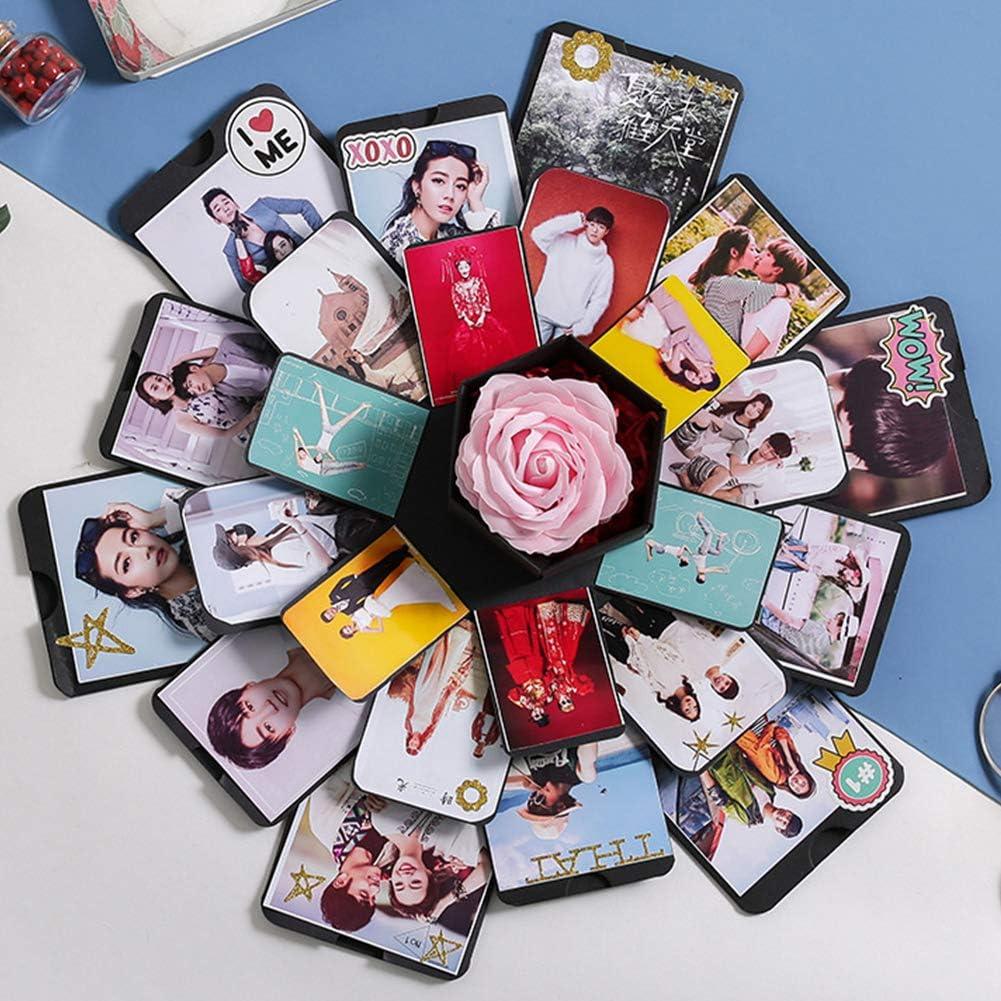 Hexagon Picture Explosion Box - Buy & Gift DIY Picture Cards in