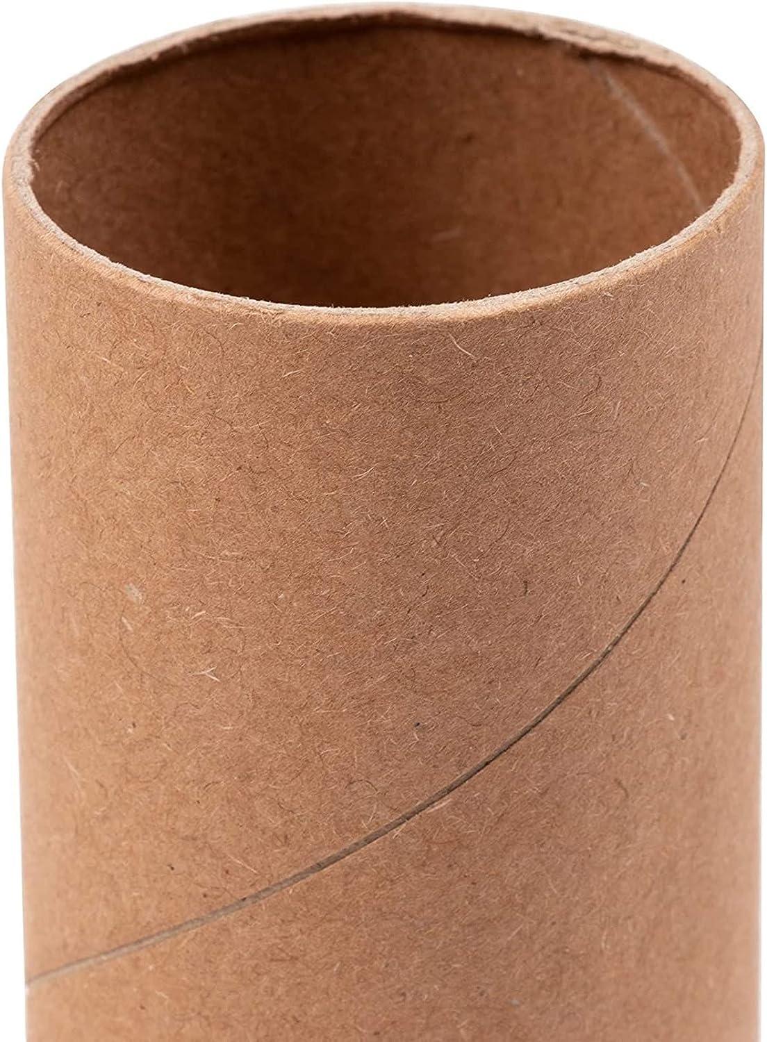 48 Pack Empty Toilet Paper Rolls for Crafts, Brown Cardboard Tubes for DIY,  Classrooms, Dioramas (1.6 x 3.95 in)