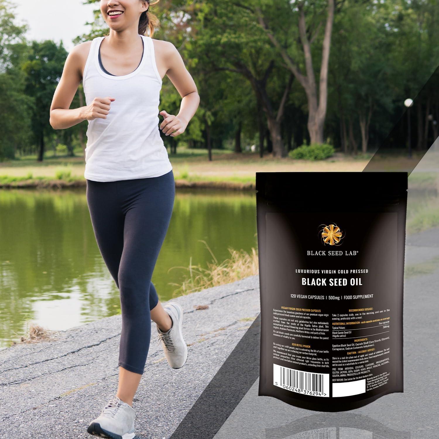 Black Seed Oil - 120 Vegetarian 500mg Softgel Capsules - Luxurious - View #2