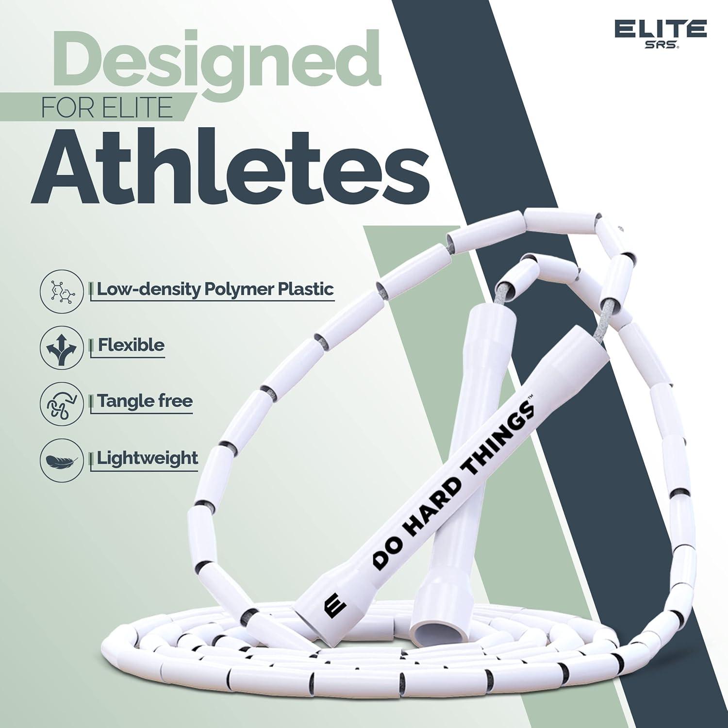 Battle Ropes Elite Jumps Beaded Jump Rope Adjustable Length (Up