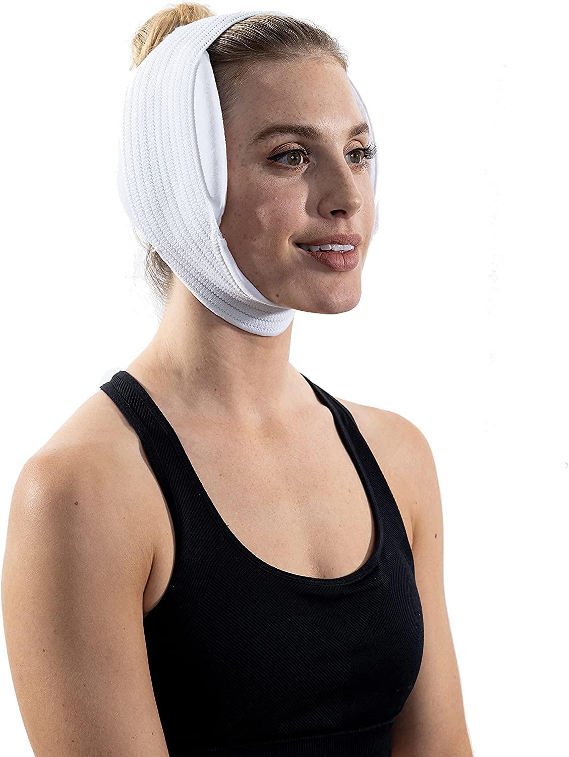 Face Wrap & Ear Surgery Pillow Post Surgery Chin Compression Garment
