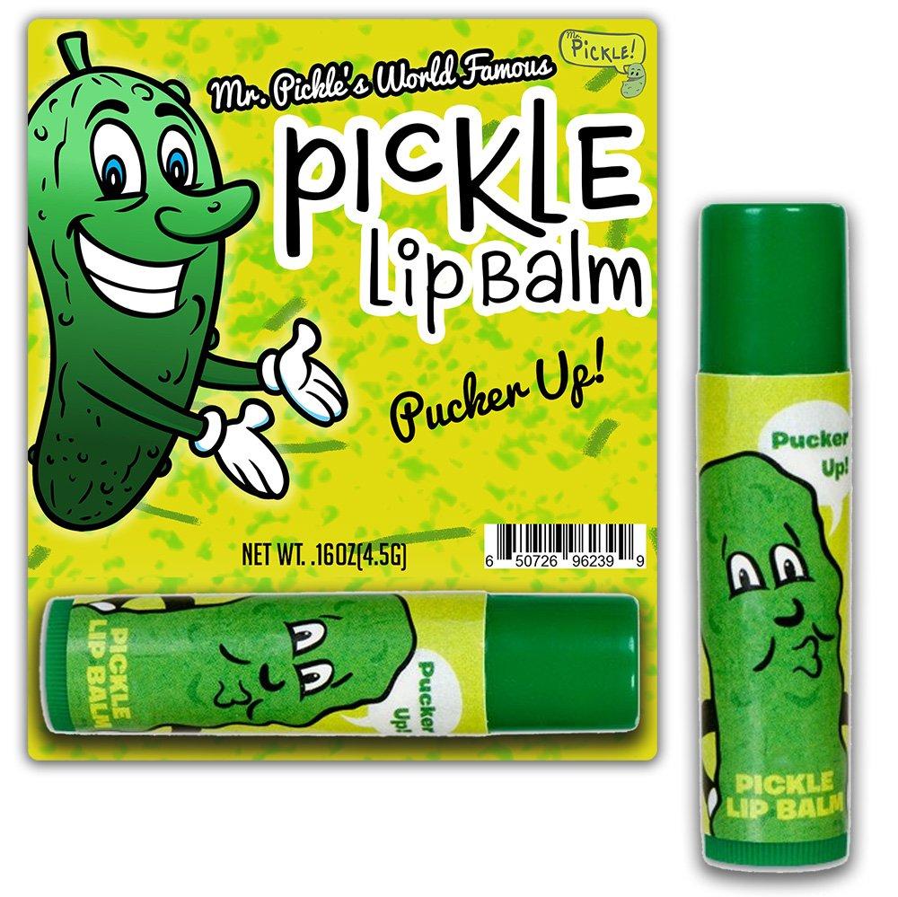 Dill Pickle Lip Balm Pickle Gifts Funny Gifts for Men Flavored Lip Balm