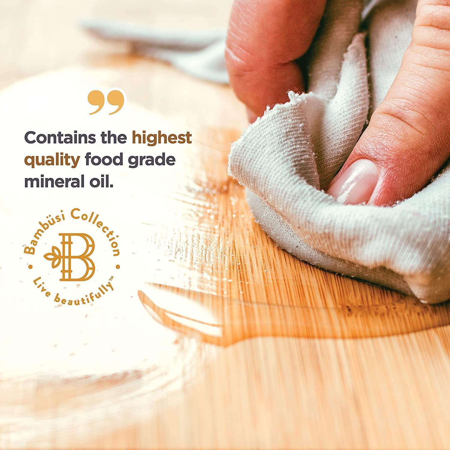 Food Grade Mineral Oil Cutting Board Oil, Butcher Block Oil to