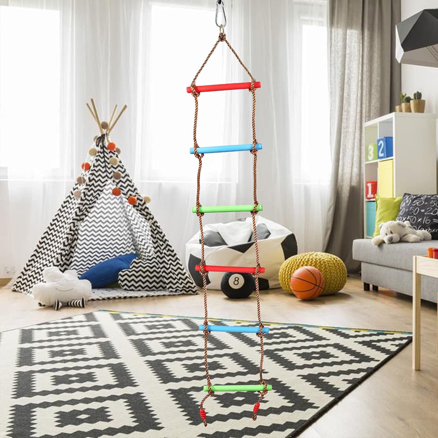 thumbnail image 2 of Climbing Rope Buy RedSwing 6.6 Ft Rope Ladder For Kids, Climbing Ladder For Swing Set Hanging Rope Ladde Baby Swing 2 of 11