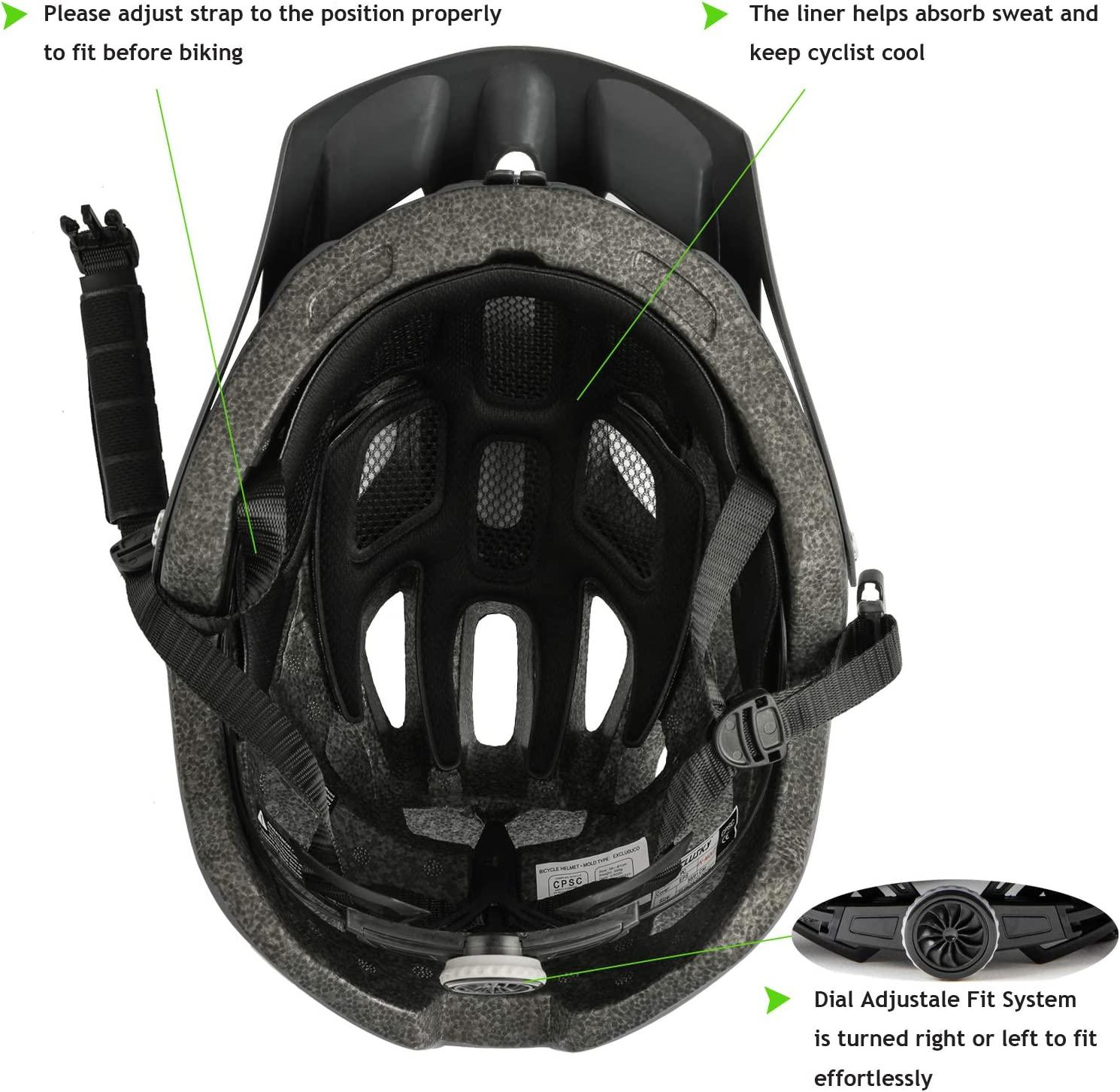 Exclusky Adult MTB Mountain Bike Helmet for Men and Women - Lightweight Bicycle  Helmet A-Gray | Buy Now with Express International Delivery | GoSupps.com