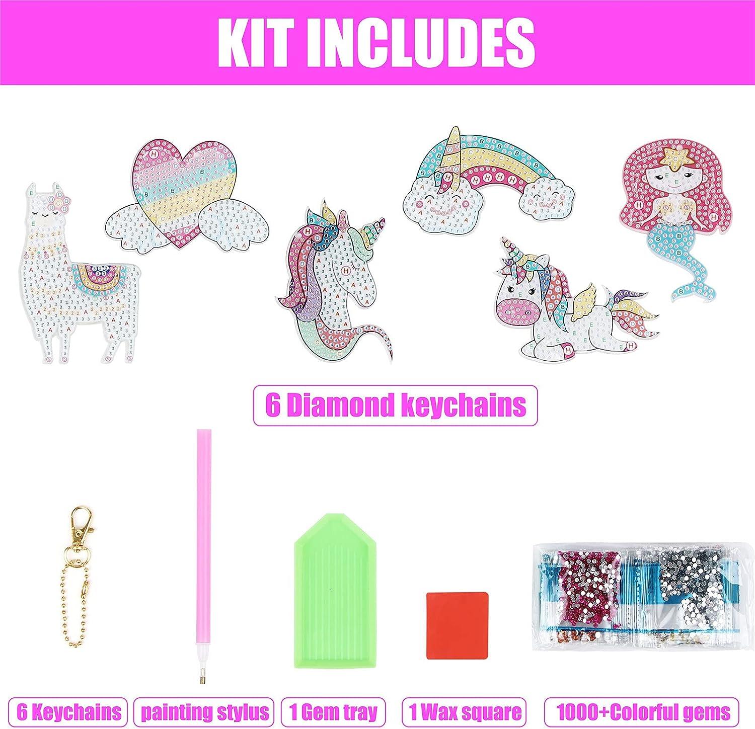 Gifts for 5 6 7 8 9 10 Year Old Girls Kids, Mermaid Gifts for Girls Diamond  Painting Kits Art Supplies for Kids 9-12 Gem Art Toys for 7-10 Year Old
