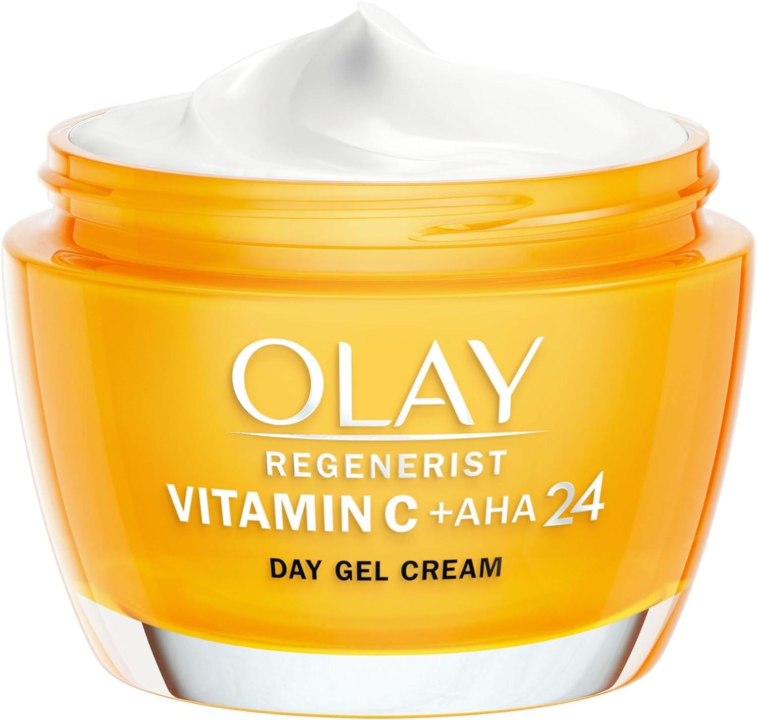 Olay Vitamin C + AHA24 Day Gel Face Cream 50ml Brightens and Evens