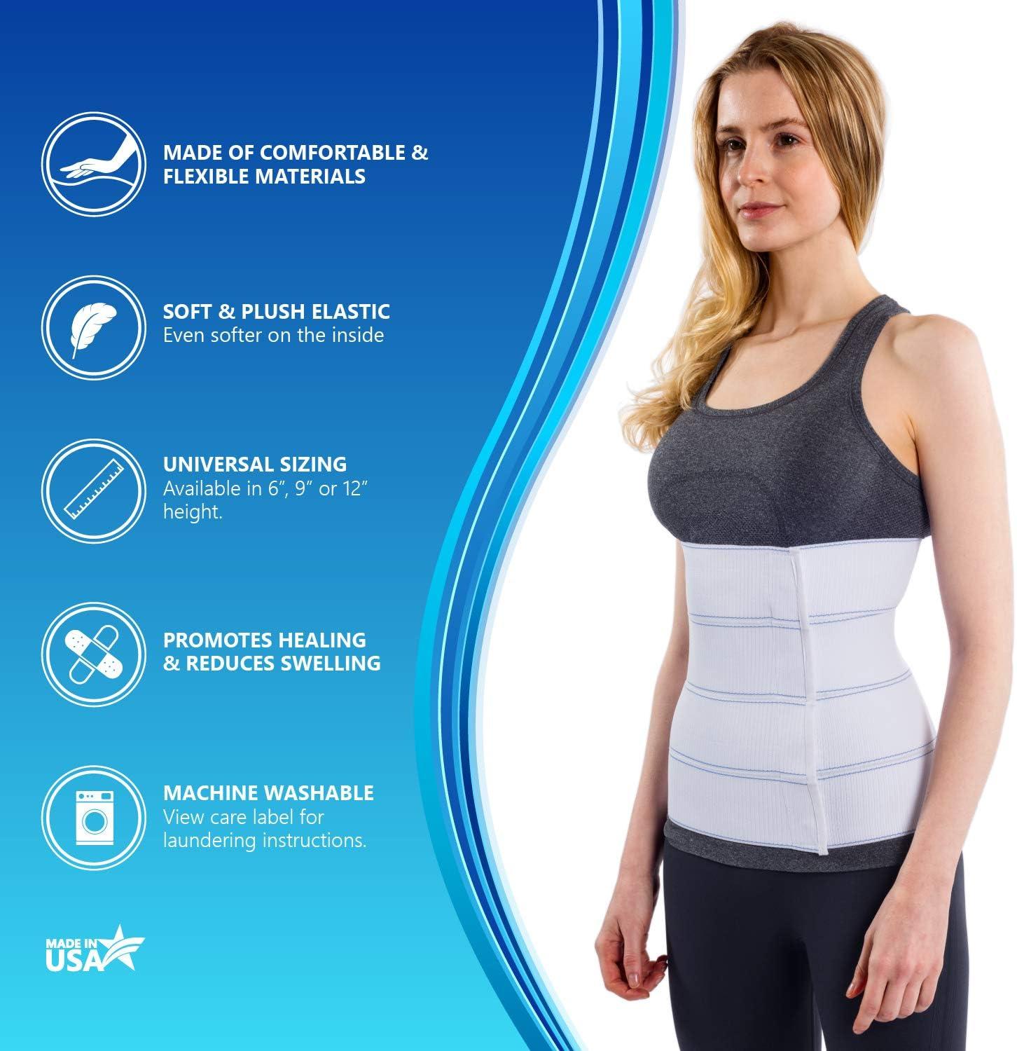 Buy +MD Breathable Waist Trainer Belly Compression Band Tummy