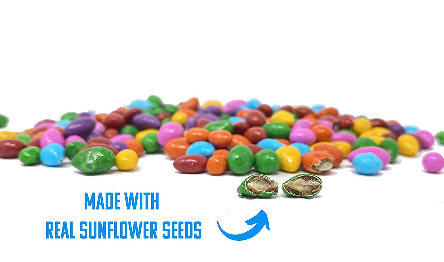Chocolate Covered Sunflower Seeds Multicolored Candy Coated Treats