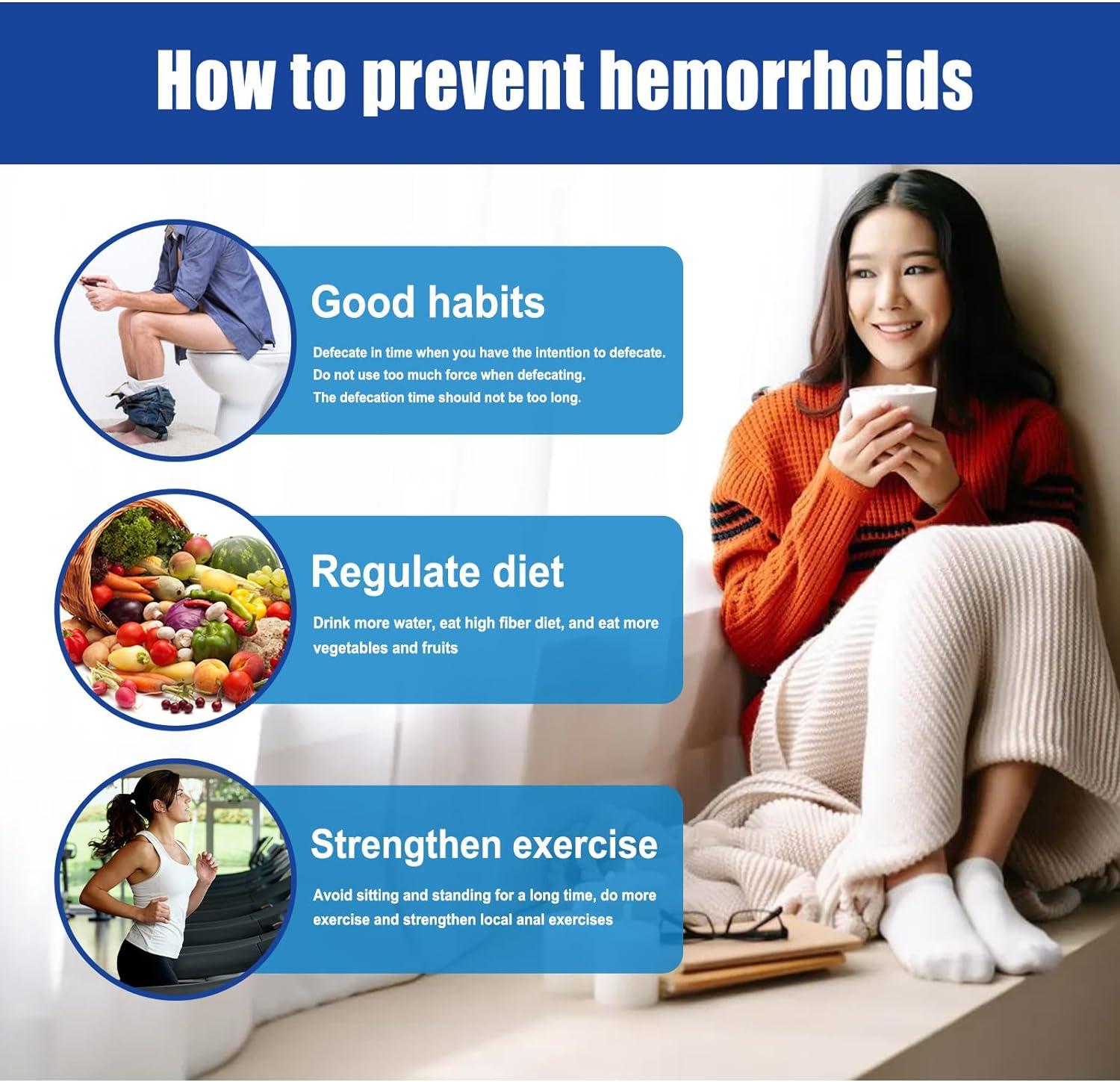 Herbal Hemorrhoids Capsules – Repair, Relieve Itching & Support Healing Naturally