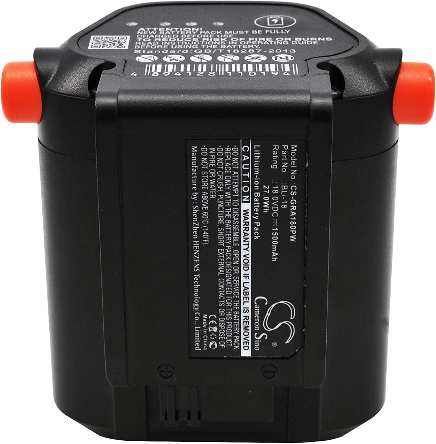 GIBOH Replacement Battery for Gardena BLi-18 - Thumbnail 5