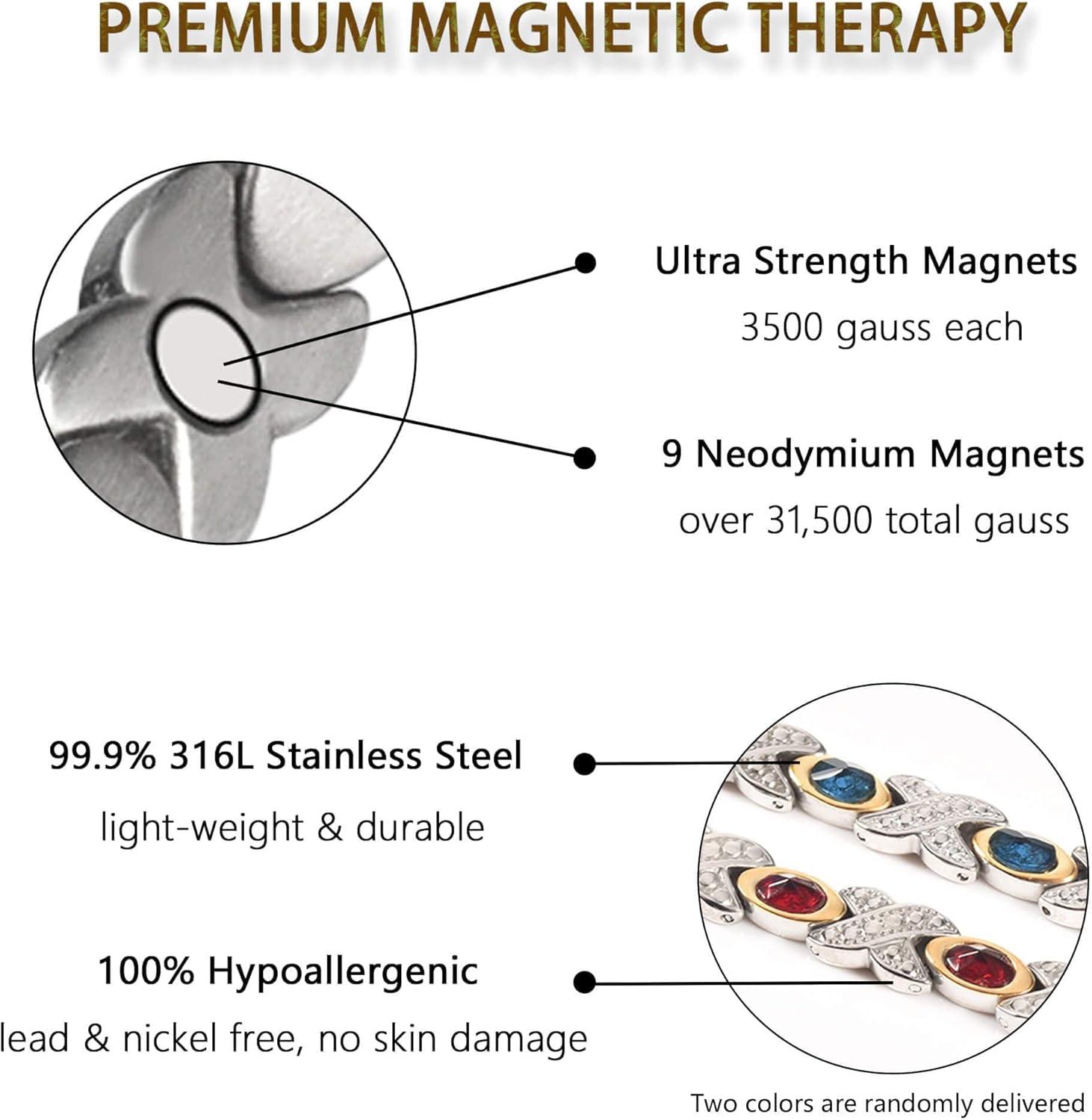 EnerCoppeX 3500 Gauss Magnetisch damesenkelbandje, 99,99% puur koper, magnetisch enkelbandje, klassiek liefdesontwerp, betekenis schoonheid en liefde, Koper