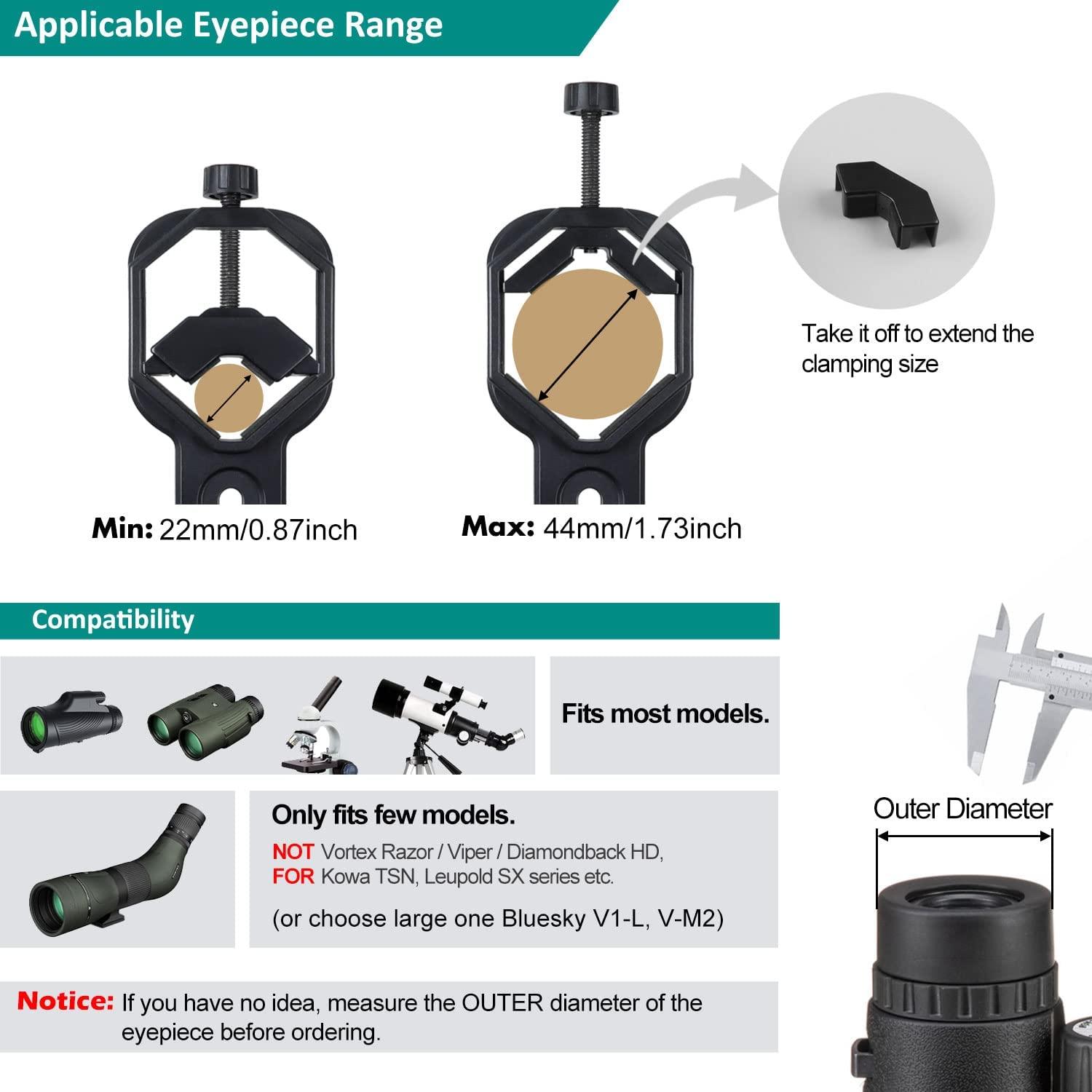 Vankey cellphone telescope adapter mount new arrivals