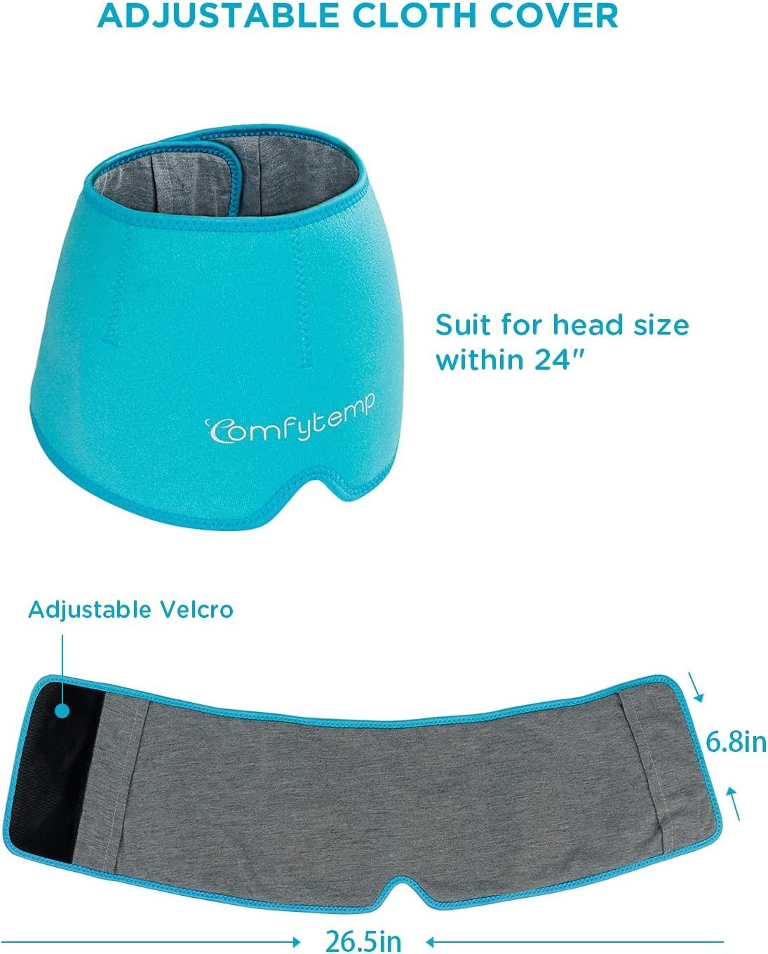 Comfytemp Migraine Relief Hat Reusable Cold Therapy Cap for Headaches, Migraines, Sinus