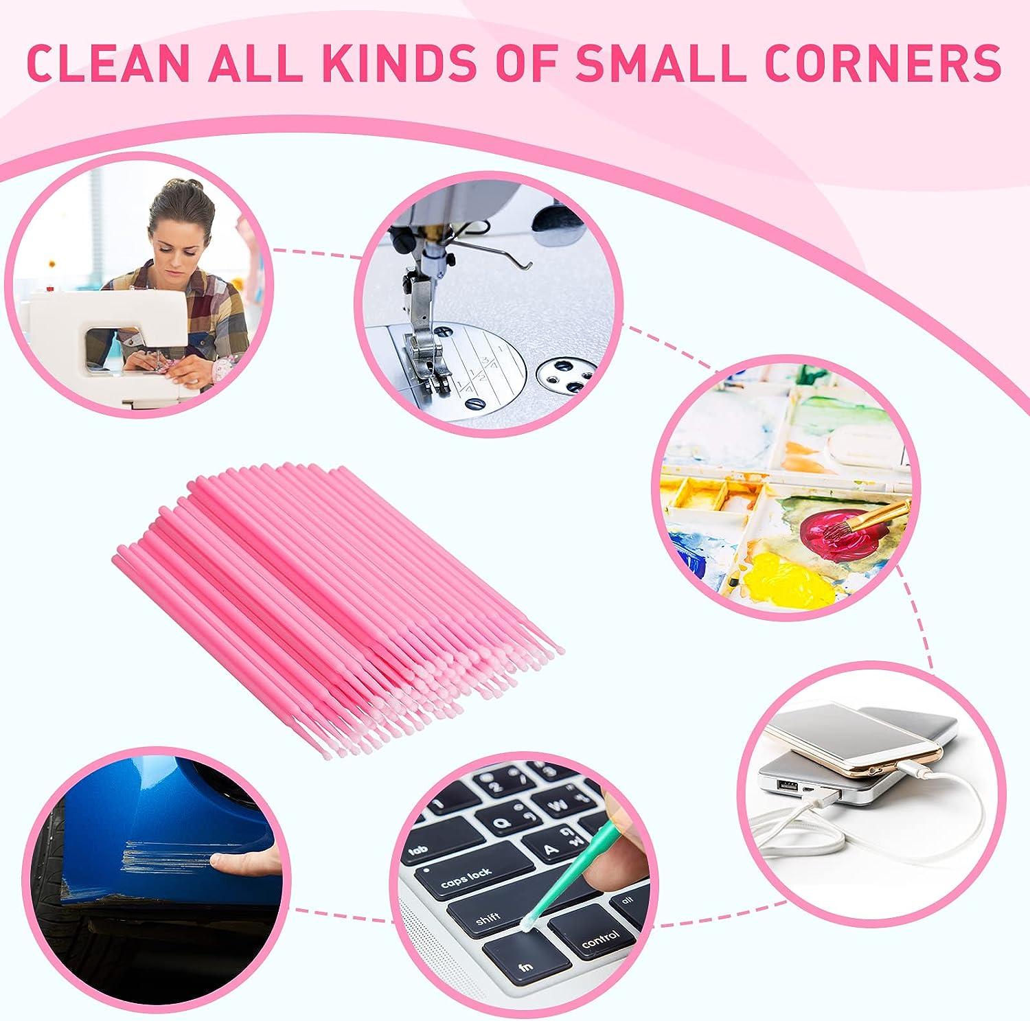 200 Pieces Sewing Machine Cleaning Brushes Disposable Clean Swabs