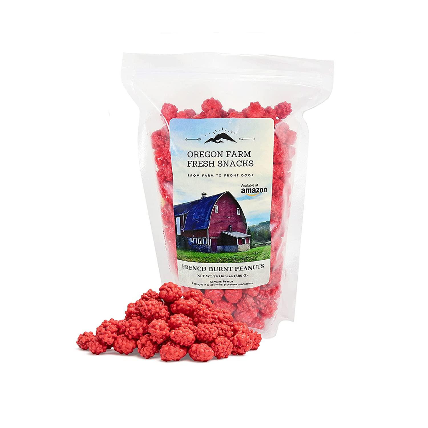 Oregon Farm Fresh Snacks French Burnt Peanuts, Classic Old Fashioned