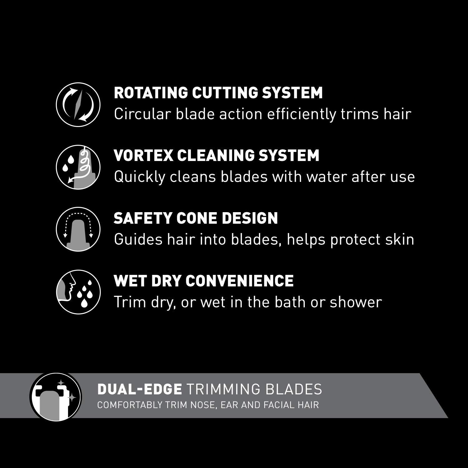 Panasonic ERGN30K Nose Ear Hair Trimmer Blue