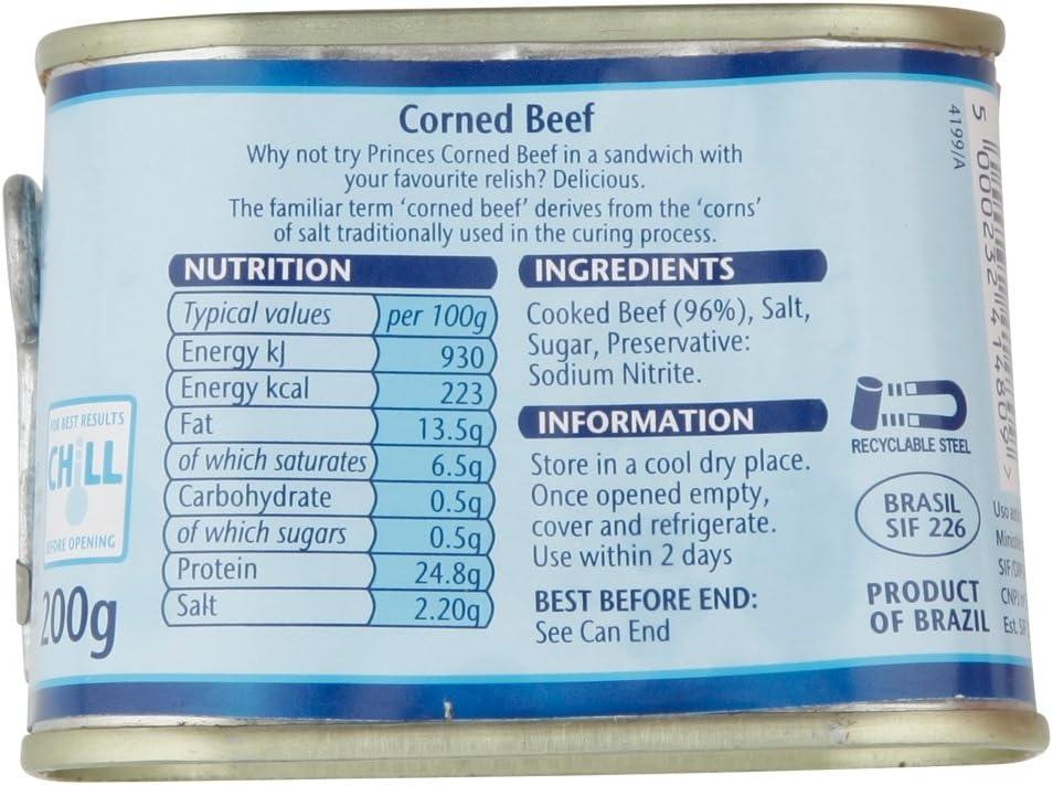 Princes Corned Beef 200g 200 g (Pack of 1)