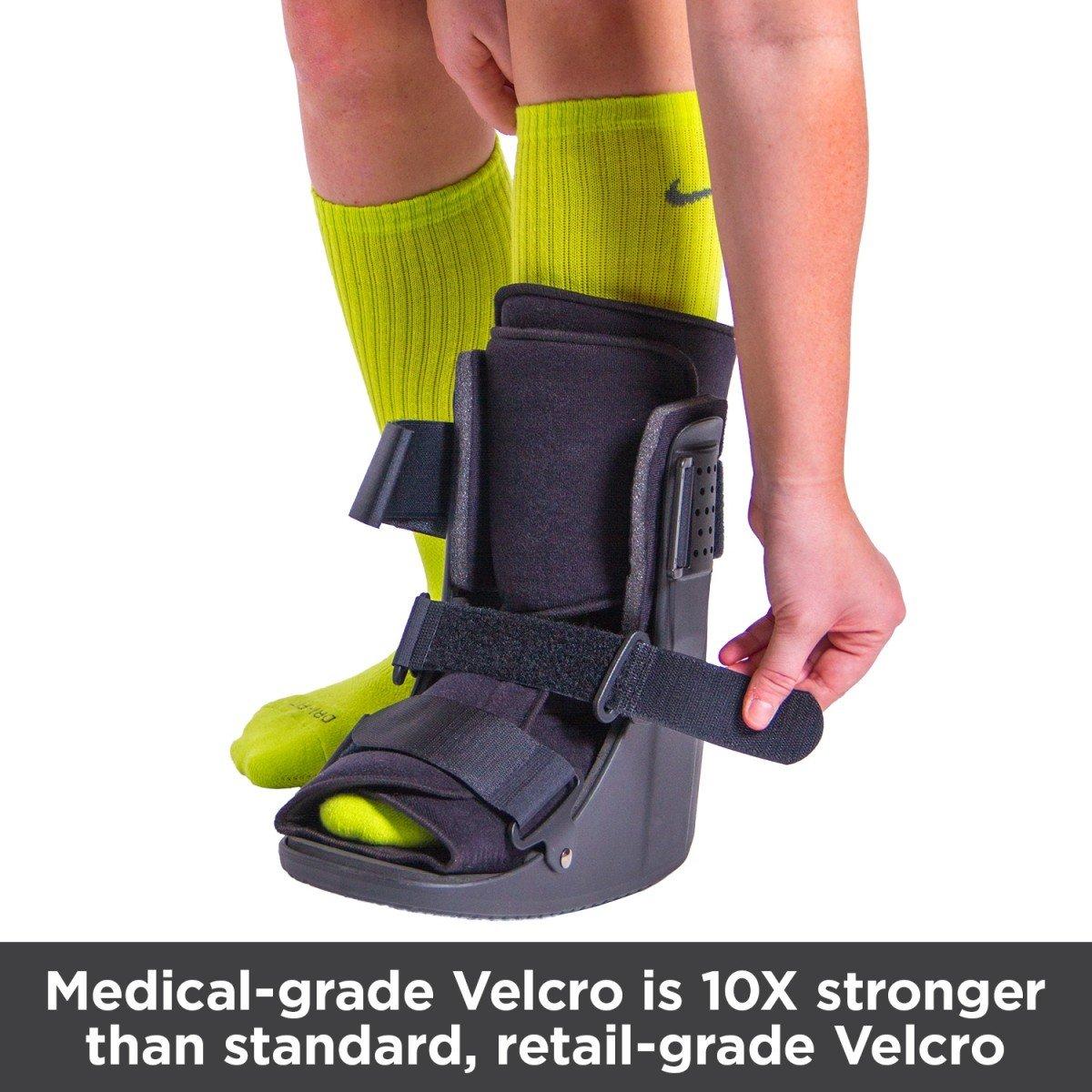 BraceAbility Short Broken Toe Boot Fracture Recovery & Protection for