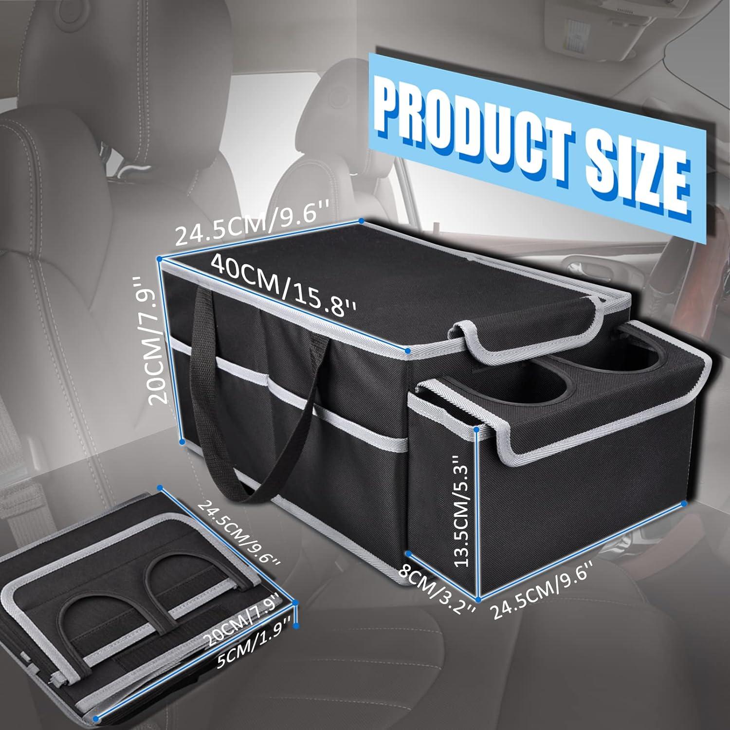 GUWINA Car Backseat Organiser Multi Compartment Foldable Car Seat