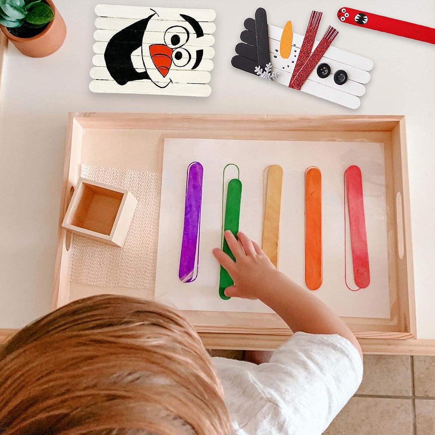 50pcs Chocolate Ice Cream Sticks Natural Wood Popsicle Cakesicle Stick For Silic