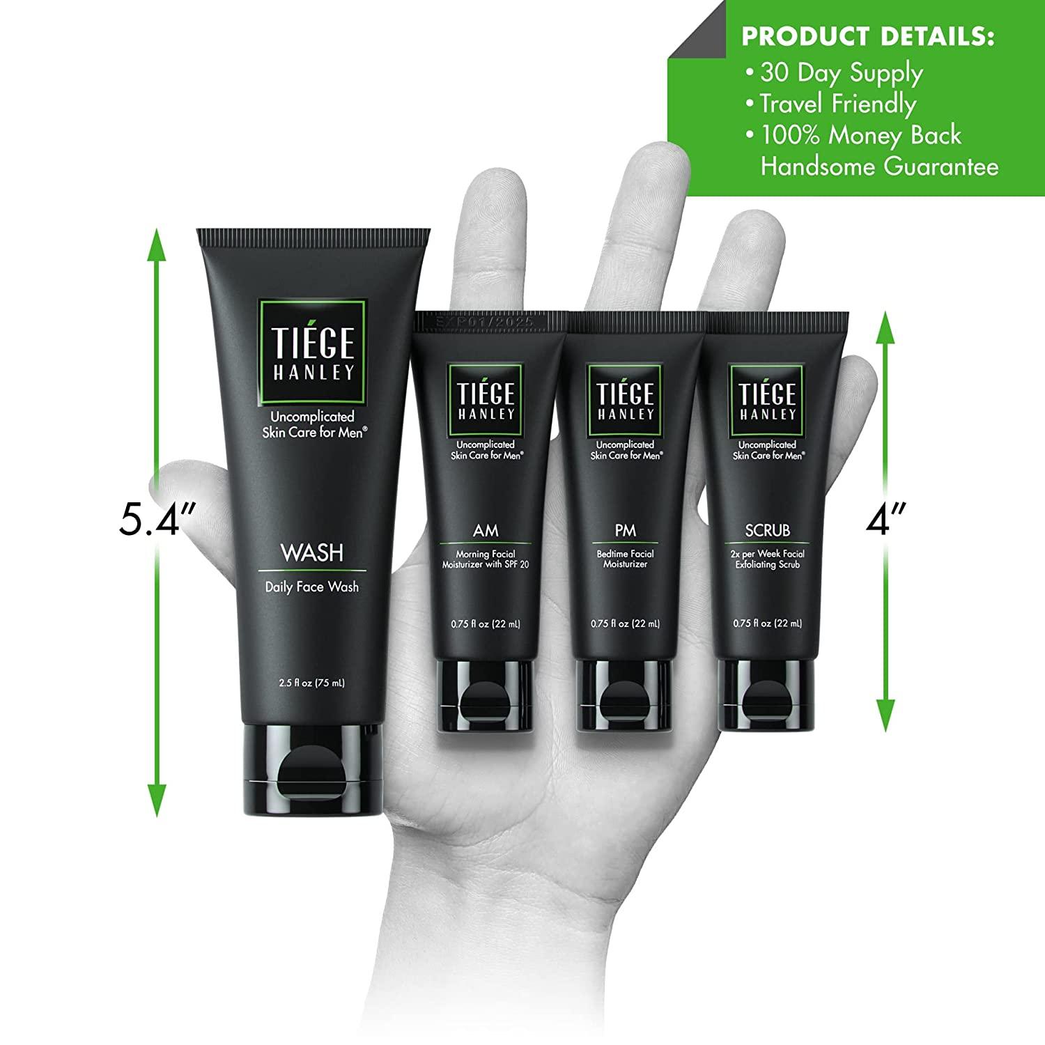 Tiege Hanley Essential Skin Care Routine for Men Level 1 System