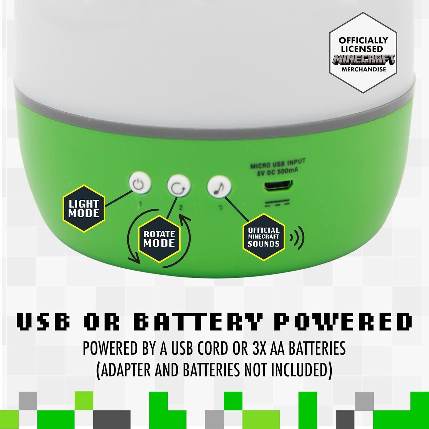 Projection Light Minecraft Interchangeable Scenes Color Phasing Modes