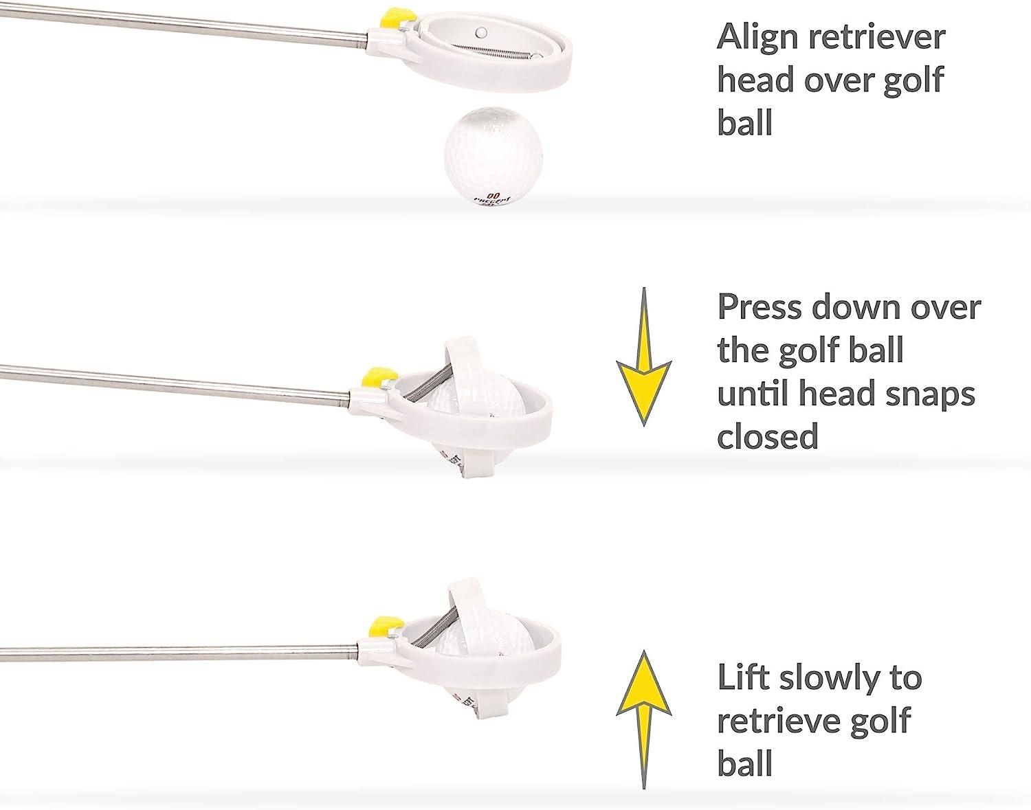 IGOTCHA Golf Ball Retriever 10' Extend Your Reach on the Course