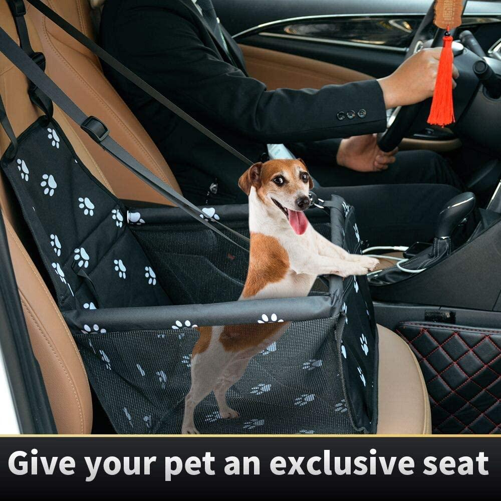SWIHELP Pet Car Booster Seat Travel Carrier Cage Oxford