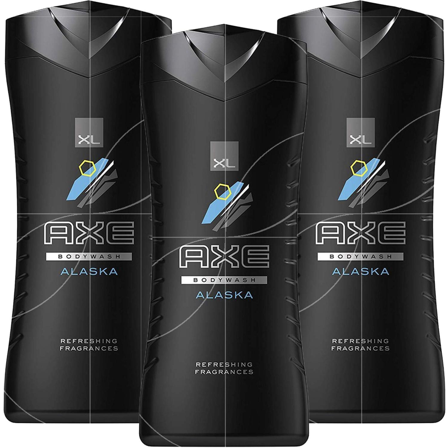 AXE Revitalizing Body Wash Shower Gel Alaska 13.52 Fl Oz (Pack of 3)