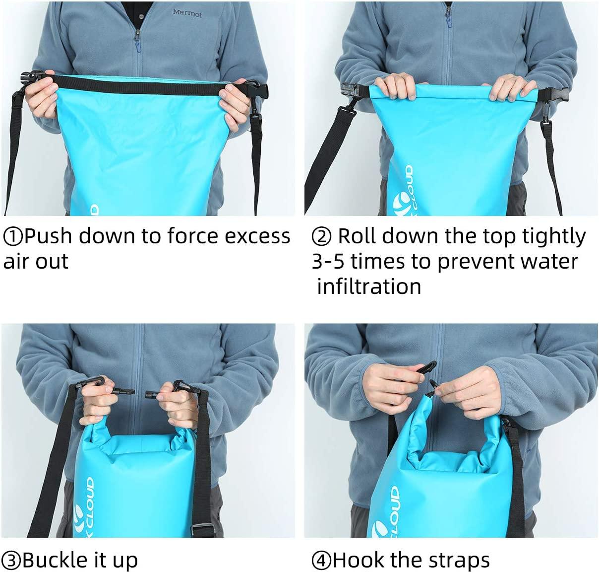 Rock Cloud Dry Bag Waterproof 5L Dry Sack for Kayaking Rafting - Main Image