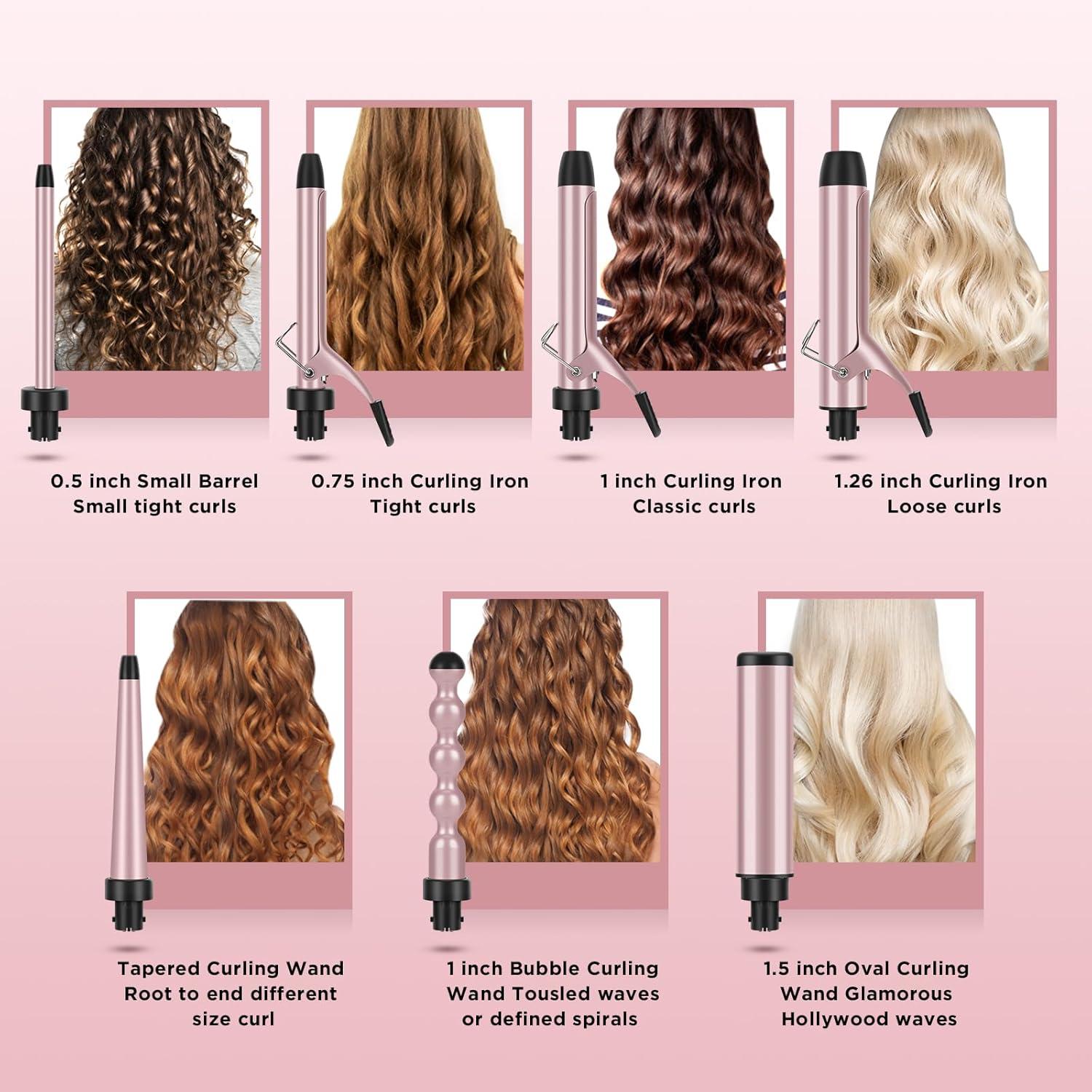 Loose Curl Curling Iron Sizes Iron Size Best Curlers For Loose