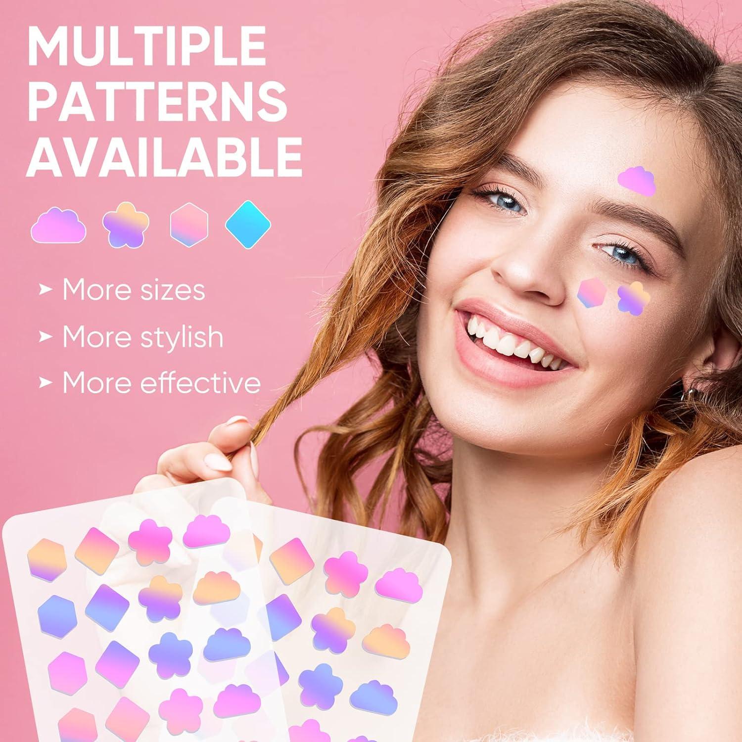 Senhorita Pimple Patches 144Pcs Colorful Hydrocolloid Acne Patches for