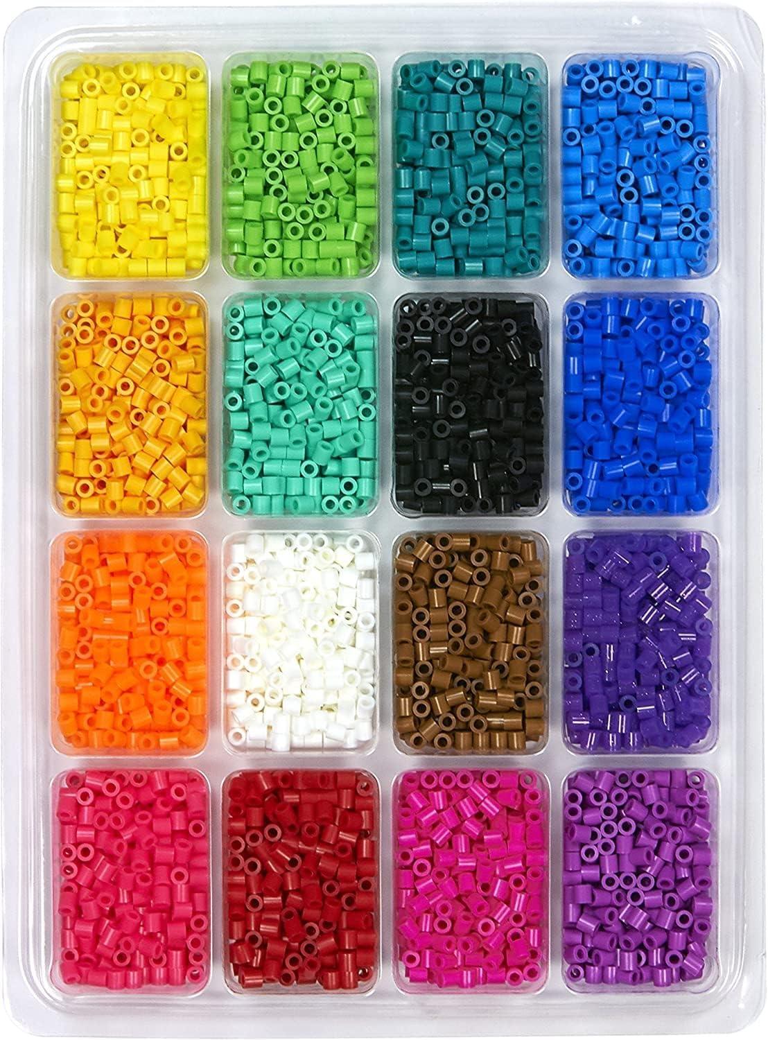 Perler Beads Bulk Assorted Multicolor Fuse Beads for Kids Crafts