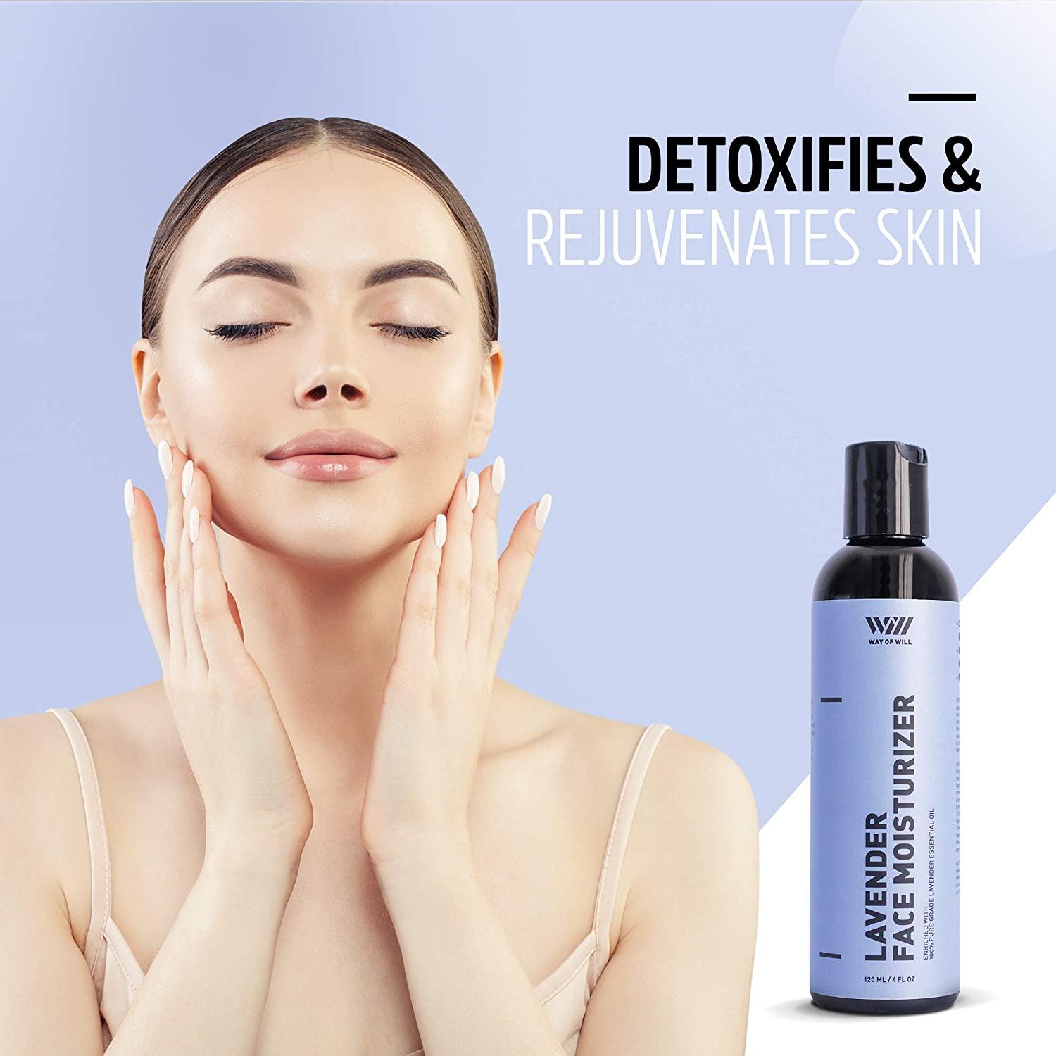 Lavender Face Moisturizer, Facial Moisturizer with Calming Lavender