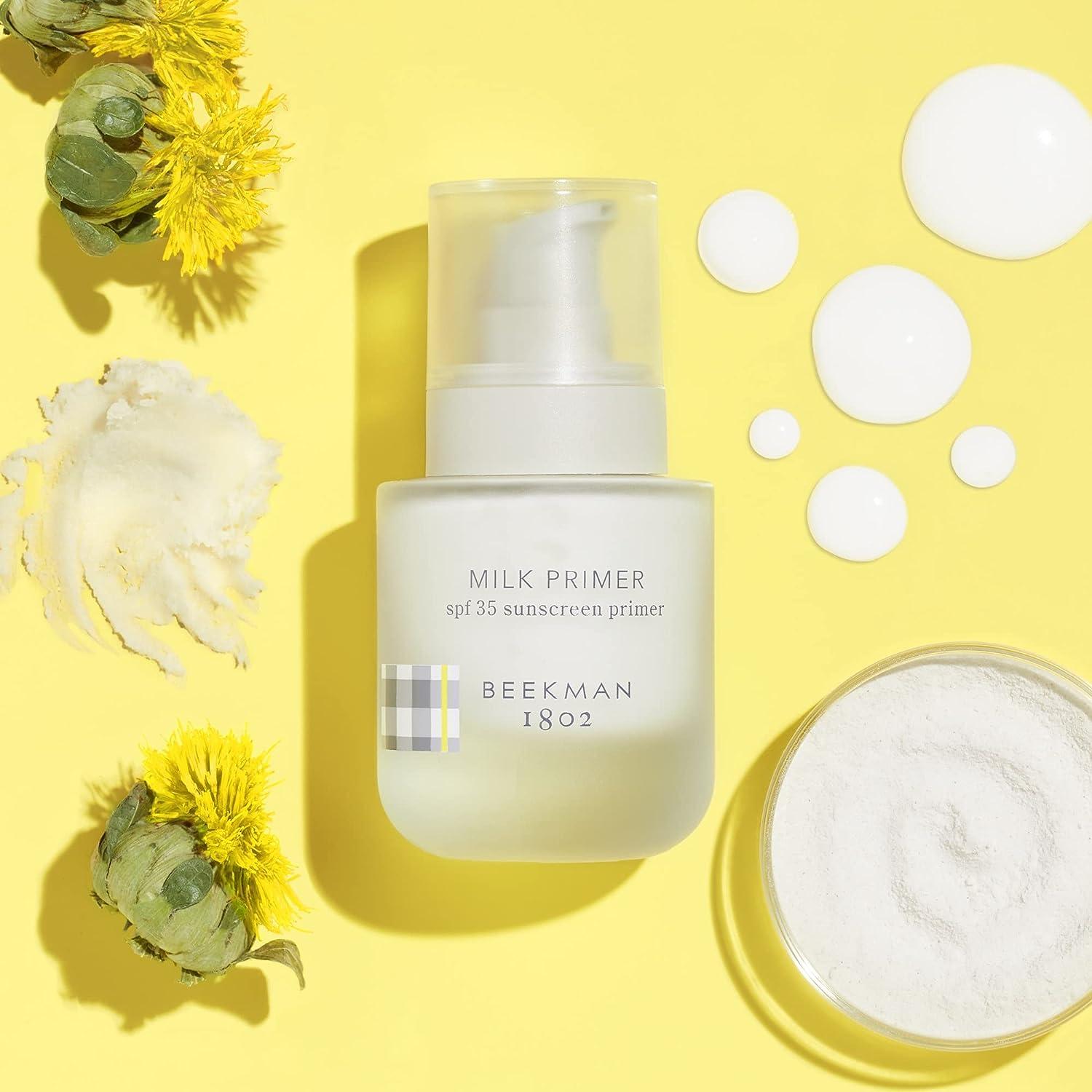 Beekman 1802 Milk Primer SPF 35 Mineral Sunscreen & Makeup Primer