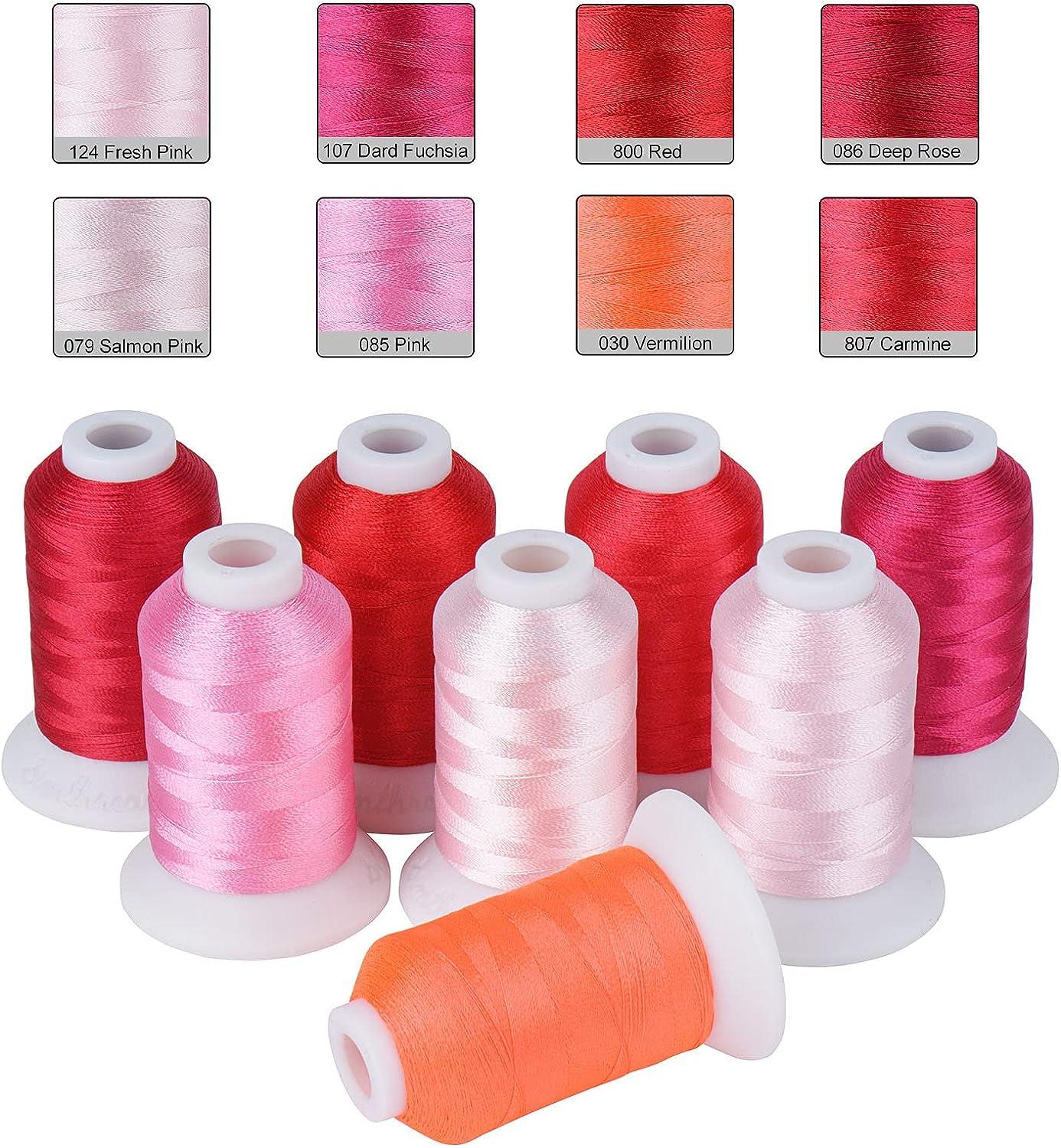 GetUSCart- Simthread Embroidery Thread Mulberry S082 5500 Yards, 40wt 100%  Polyester for Brother, Babylock, Janome, Singer, Pfaff, Husqvarna, Bernina  Machine